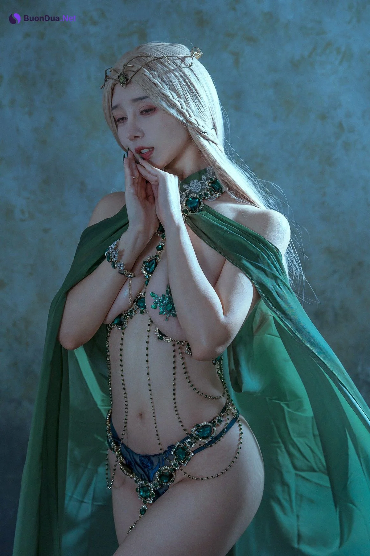 Cosplay 云溪溪 奶桃 Malachite孔雀石 - Photo 13
