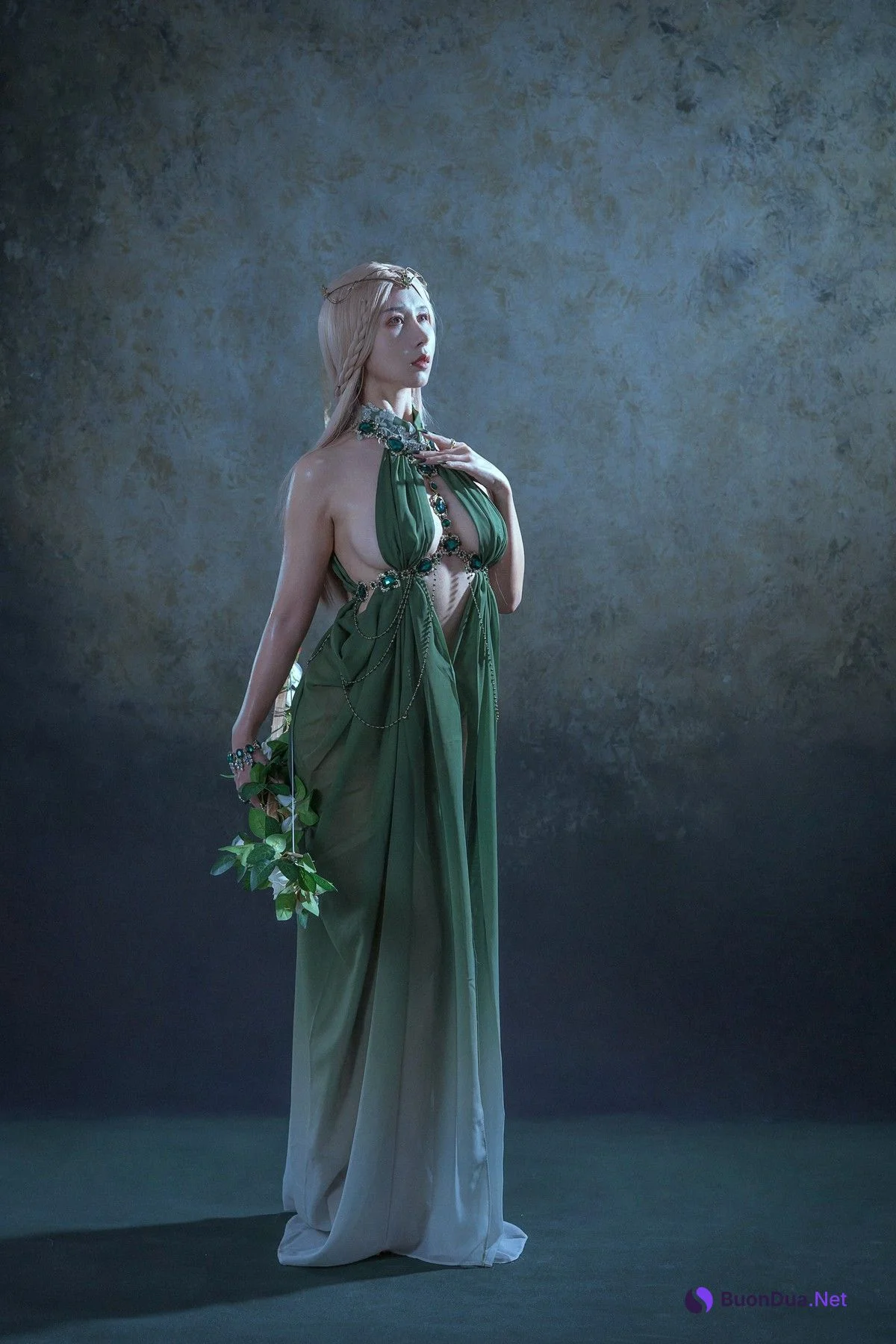 Cosplay 云溪溪 奶桃 Malachite孔雀石 - Photo 3