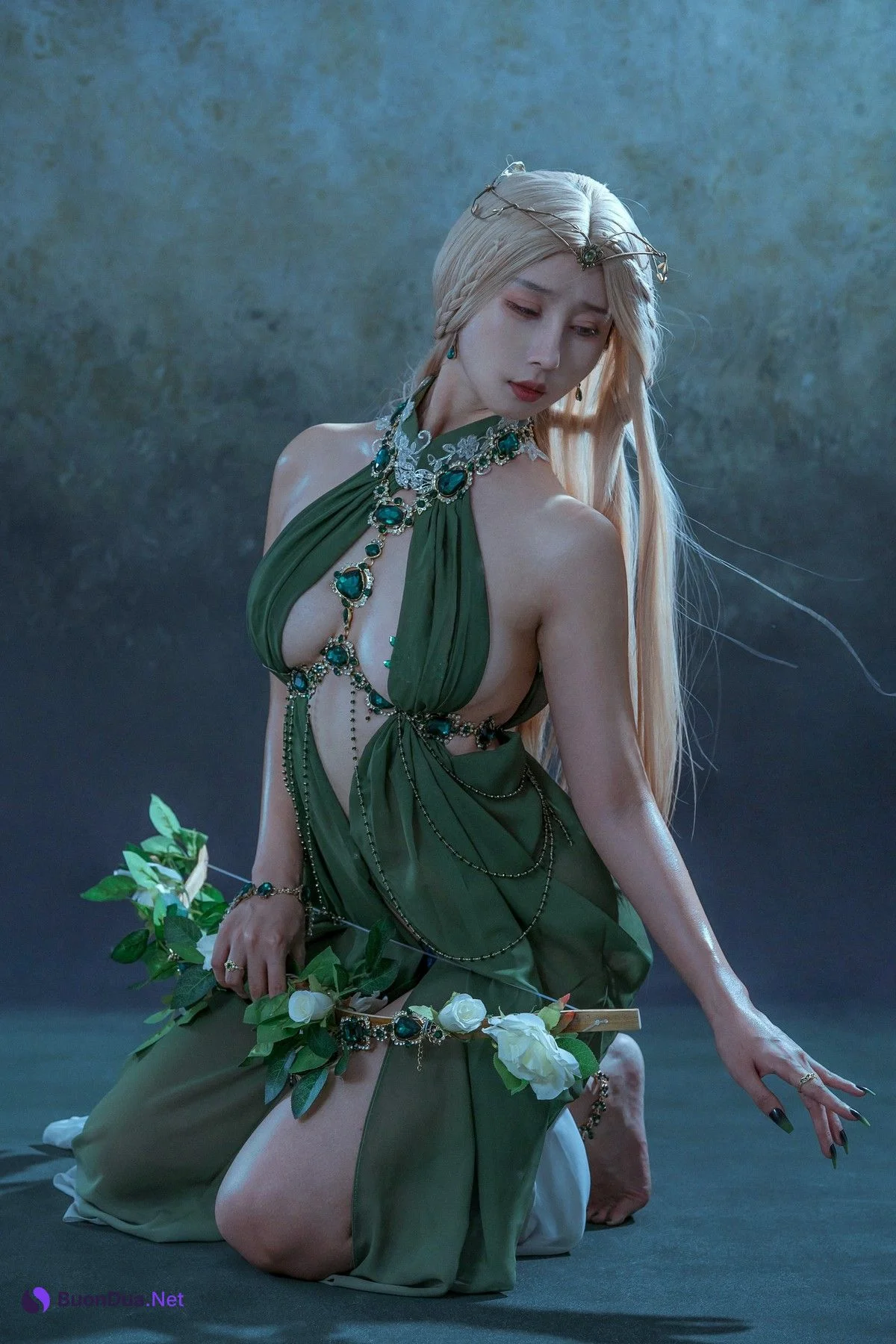 Cosplay 云溪溪 奶桃 Malachite孔雀石 - Photo 5