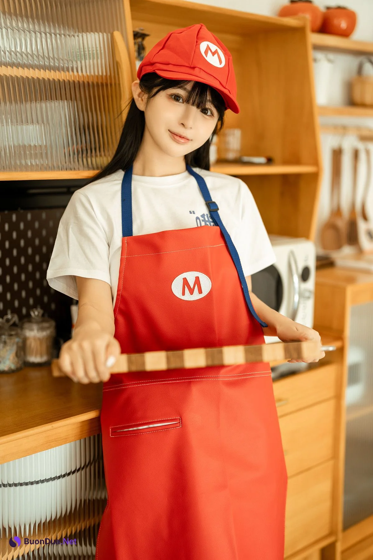 Cosplay 桜井宁宁 马里奥围裙 Mario Apron - Photo 10