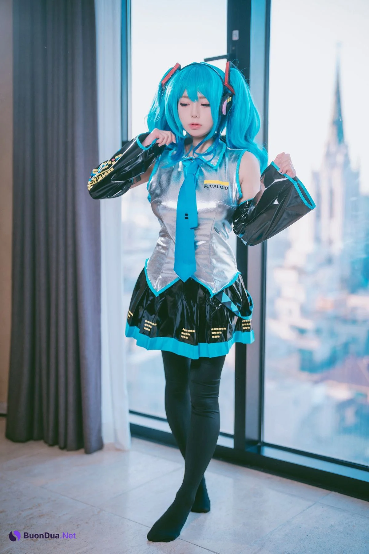 Cosplay Maruemon 마루에몽 Plug Me In Miku Set.02 - Photo 4