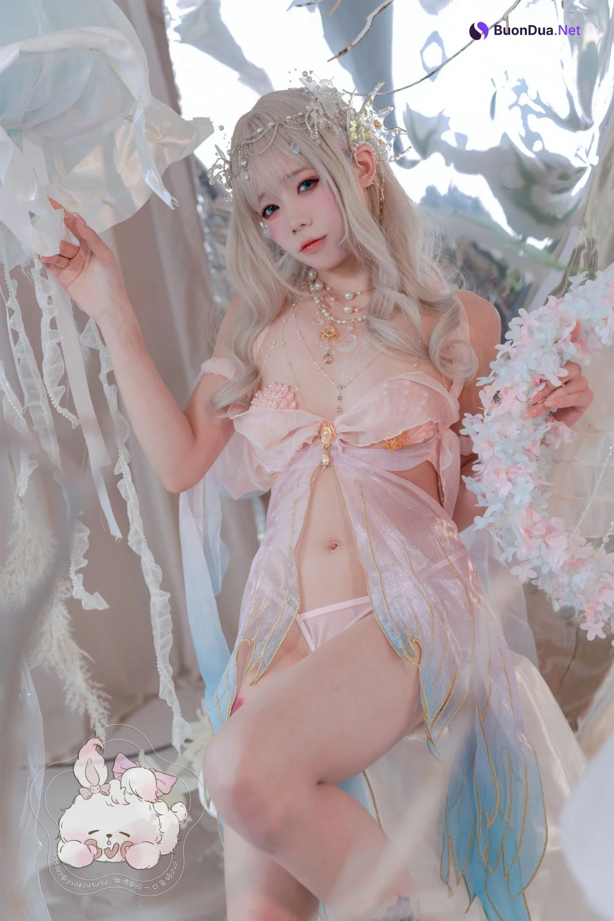 Cosplay 咬一口兔娘 海的女儿 Mermaid - Photo 6