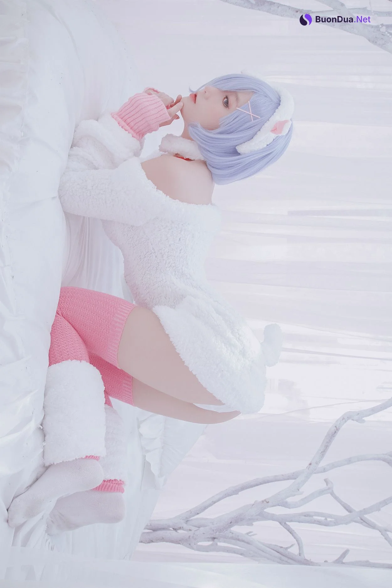 Cosplay Messie Huang レム Rem the Sheep - Photo 12
