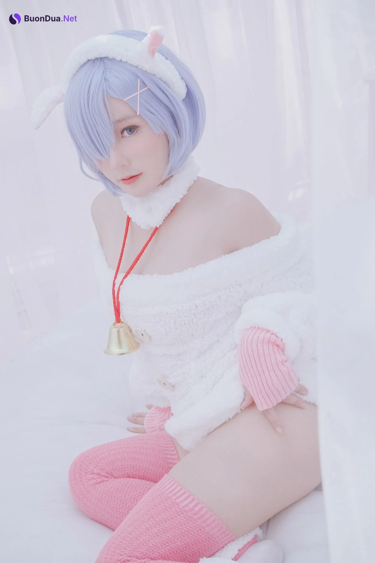 Cosplay Messie Huang レム Rem the Sheep - Photo 4