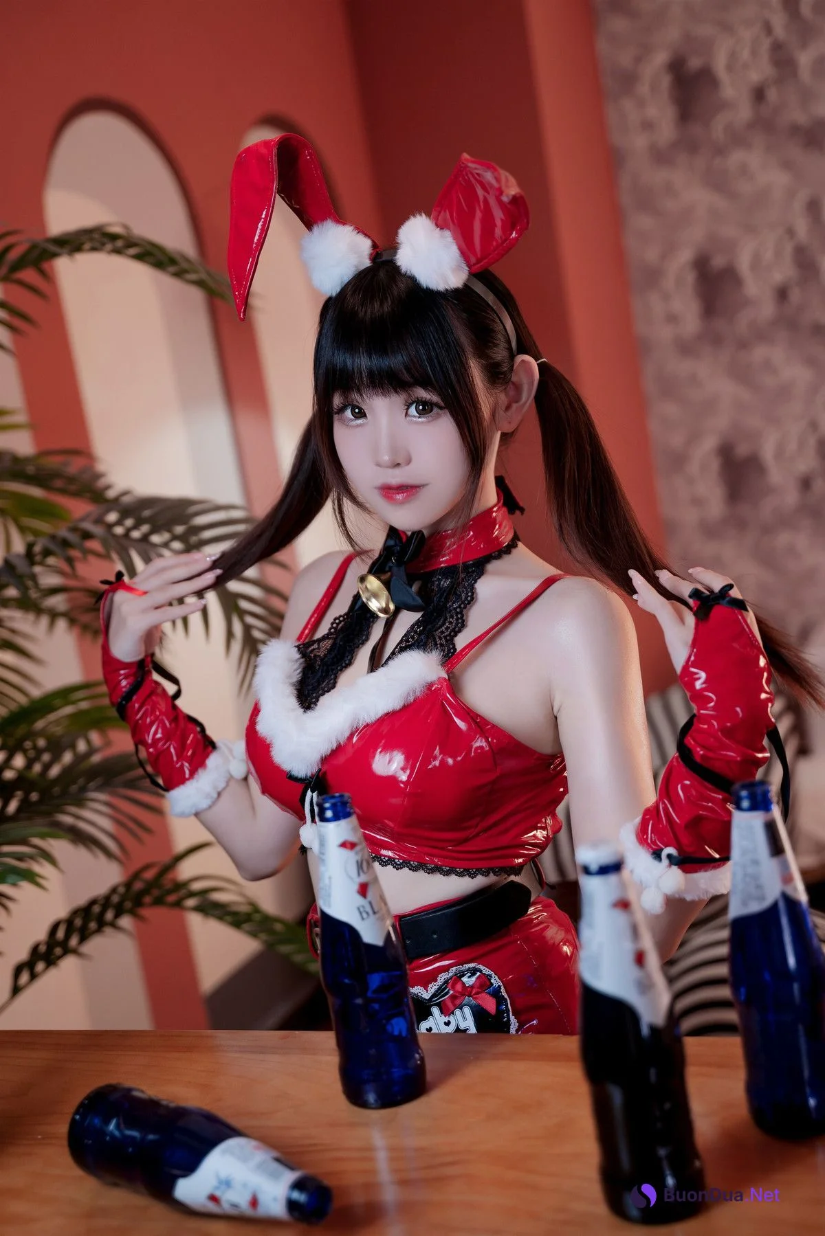 Cosplay miko酱ww 圣诞兔兔 - Photo 10