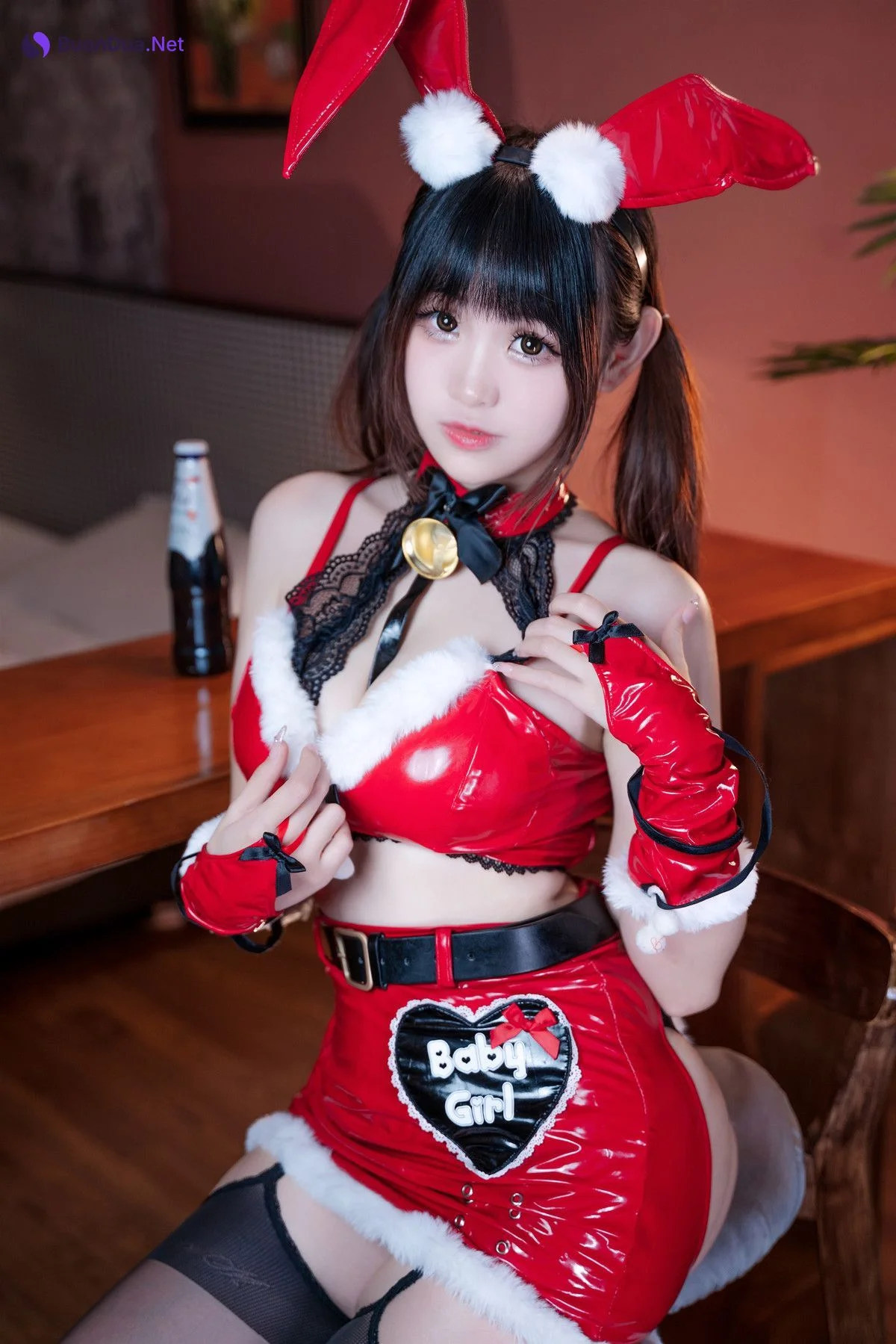 Cosplay miko酱ww 圣诞兔兔 - Photo 4