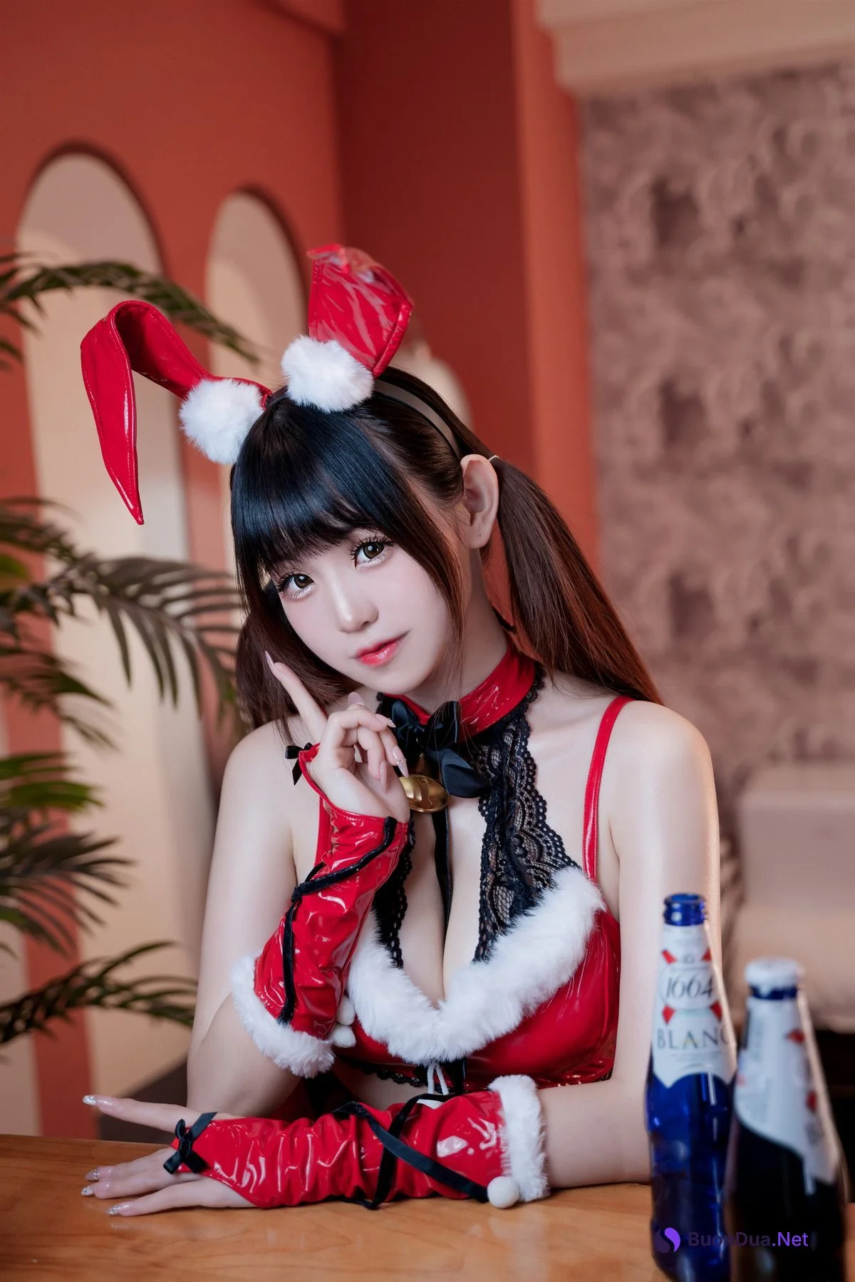 Cosplay miko酱ww 圣诞兔兔 - Photo 9
