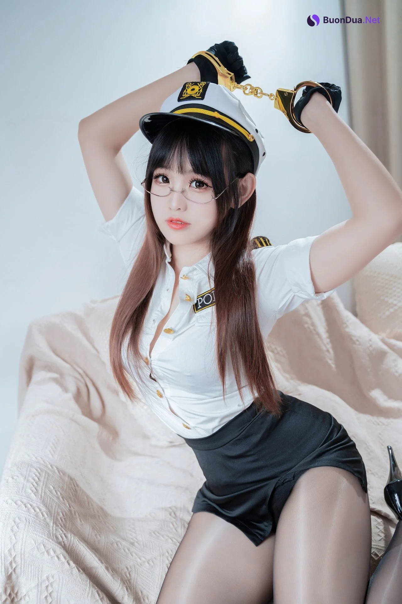 Cosplay miko酱ww 缠绕女警 - Photo 5