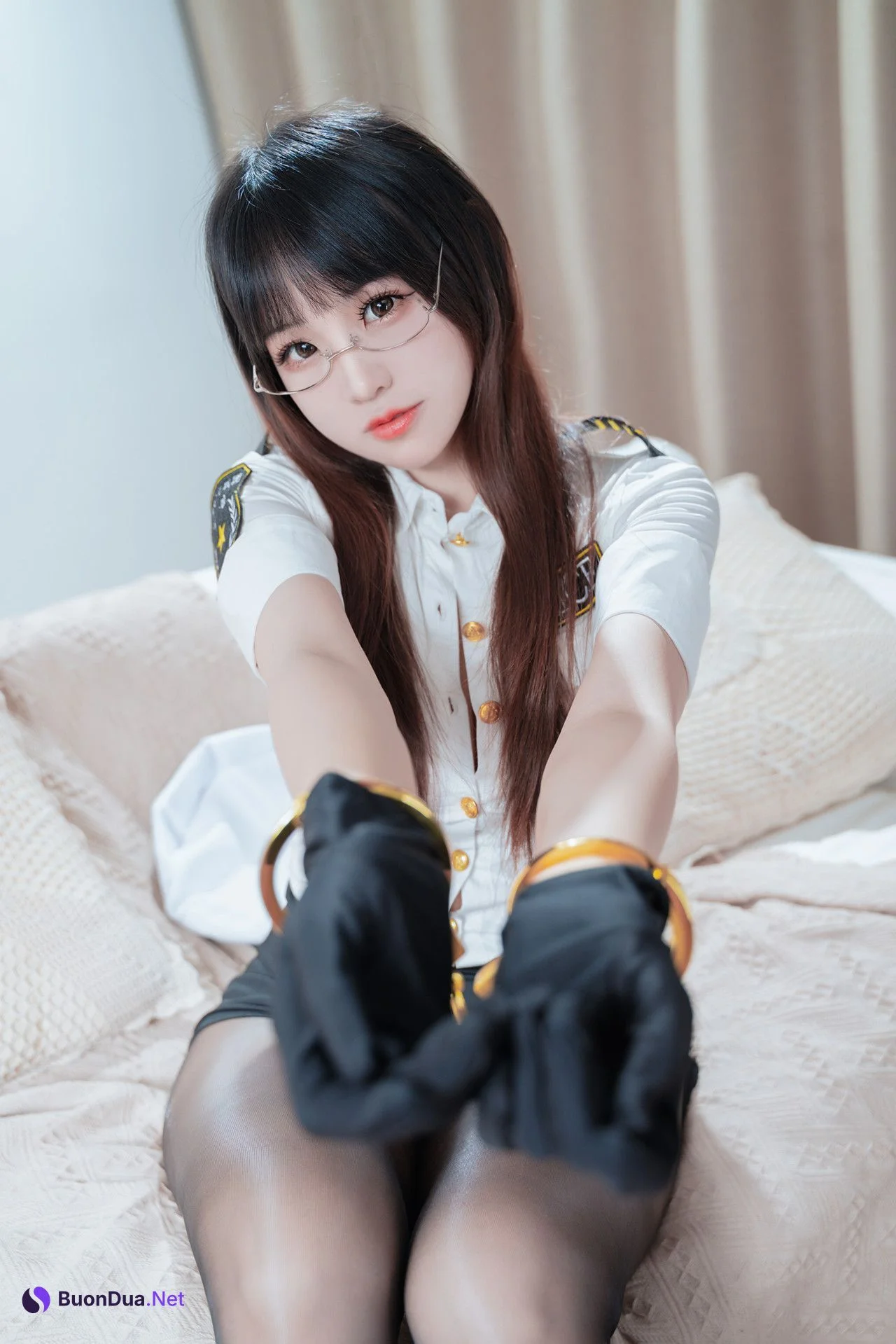 Cosplay miko酱ww 缠绕女警 - Photo 9