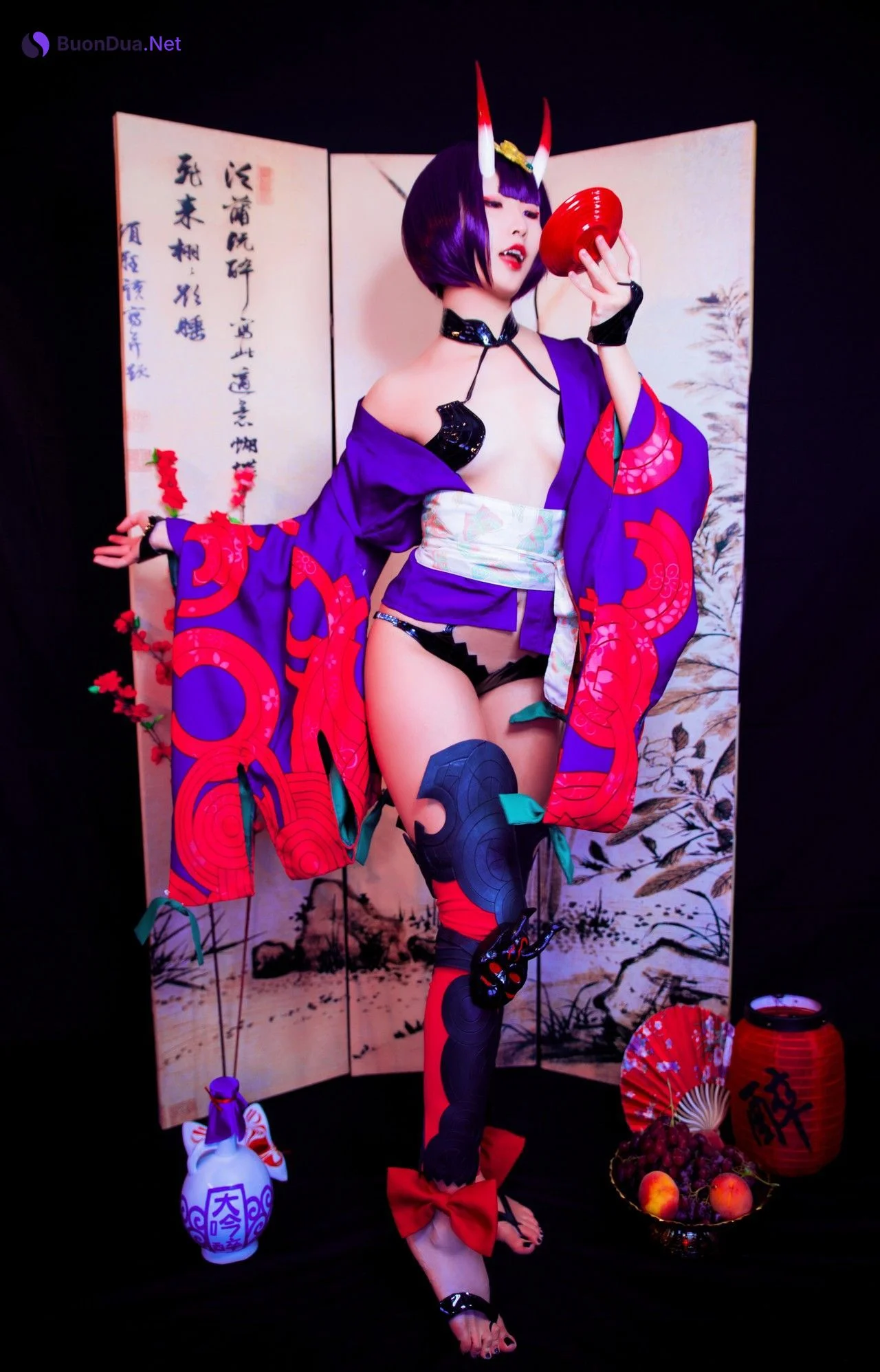 Cosplay Misswarmj 酒吞童子女仆 Shuten Douji - Photo 9