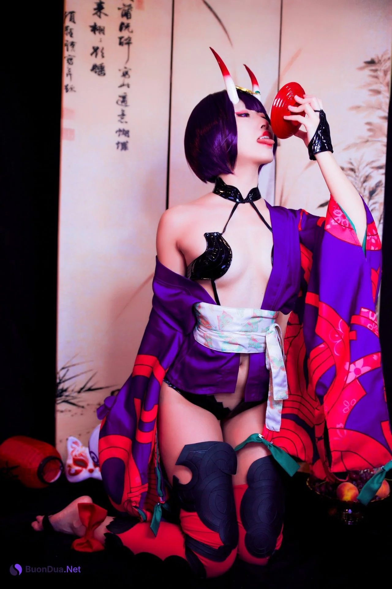 Cosplay Misswarmj 酒吞童子女仆 Shuten Douji - Photo 11