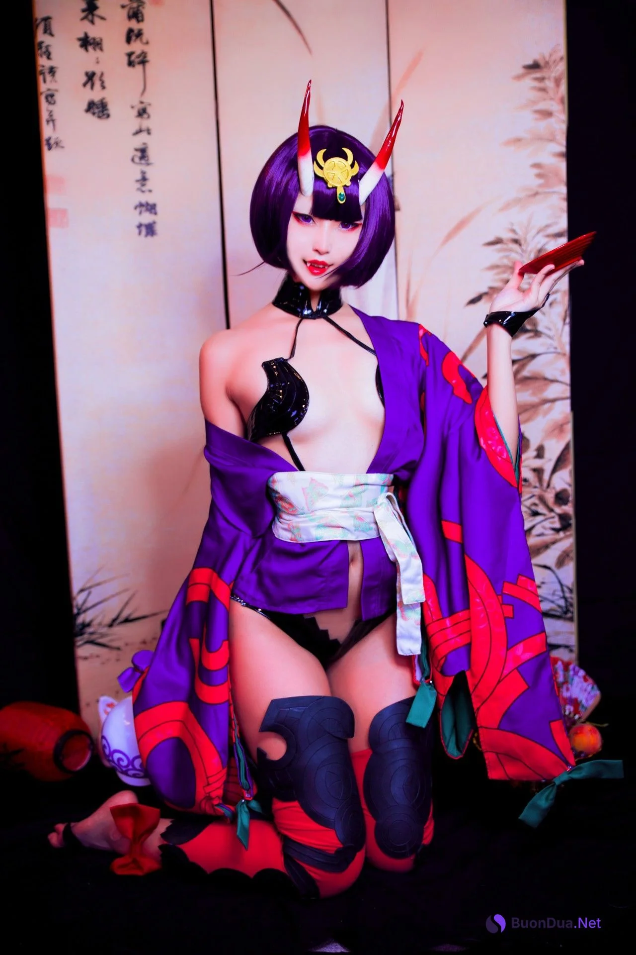 Cosplay Misswarmj 酒吞童子女仆 Shuten Douji - Photo 12