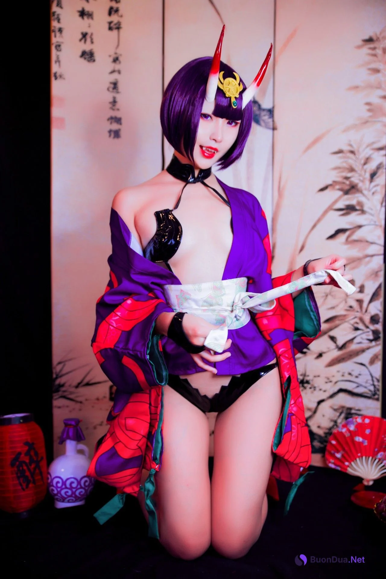 Cosplay Misswarmj 酒吞童子女仆 Shuten Douji - Photo 13