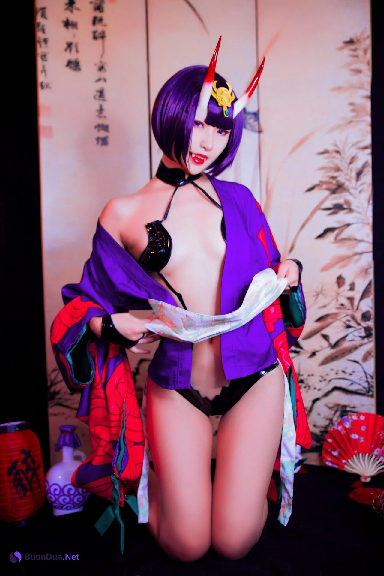 Cosplay Misswarmj 酒吞童子女仆 Shuten Douji - Photo 14