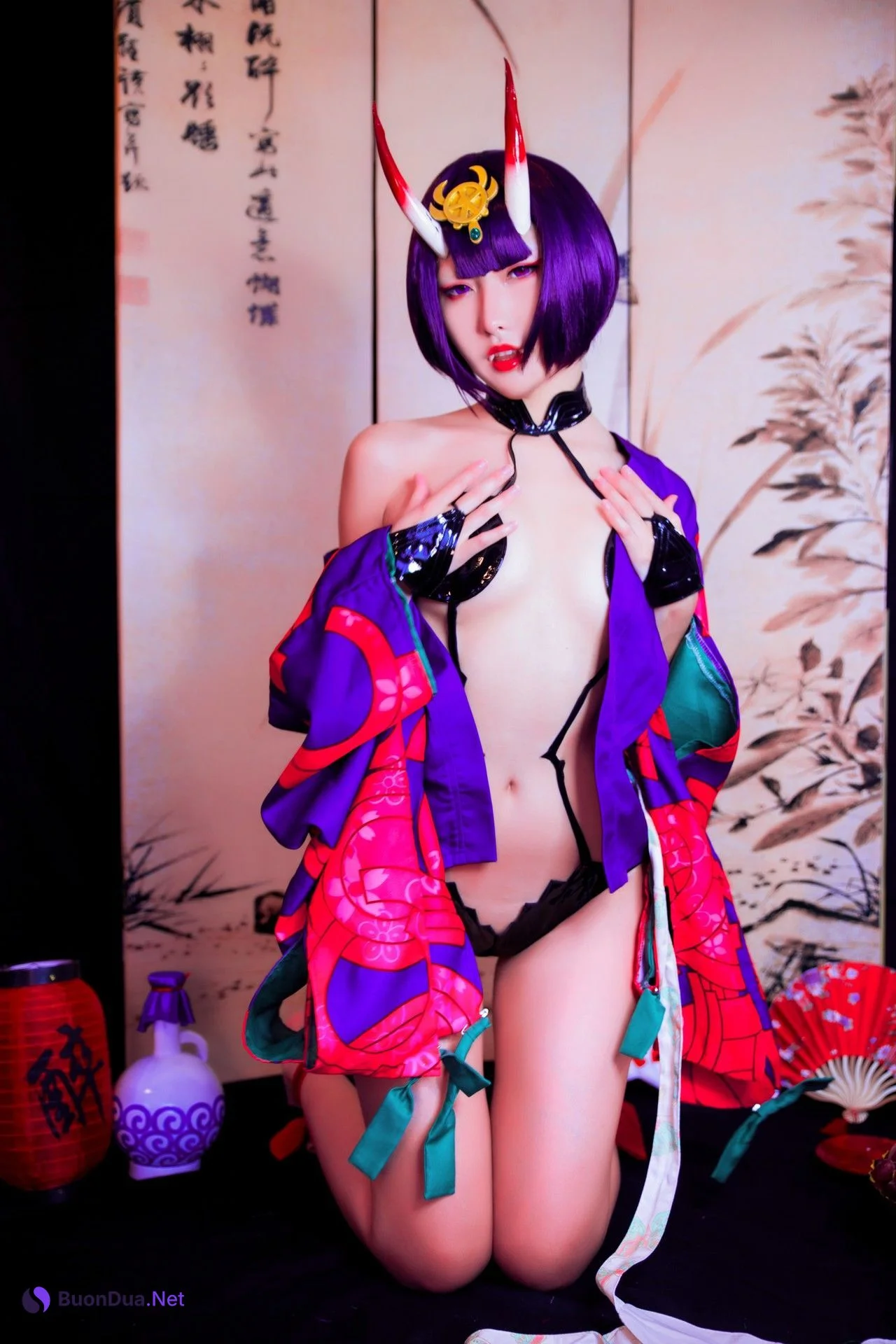 Cosplay Misswarmj 酒吞童子女仆 Shuten Douji - Photo 16
