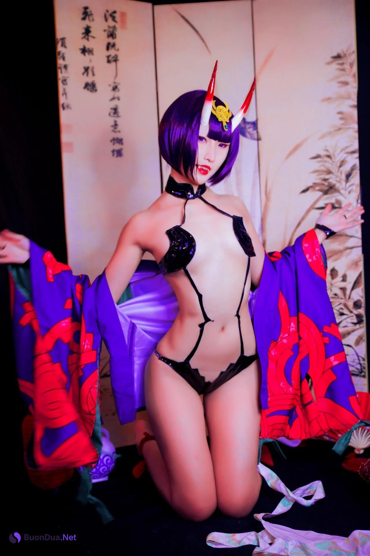Cosplay Misswarmj 酒吞童子女仆 Shuten Douji - Photo 17