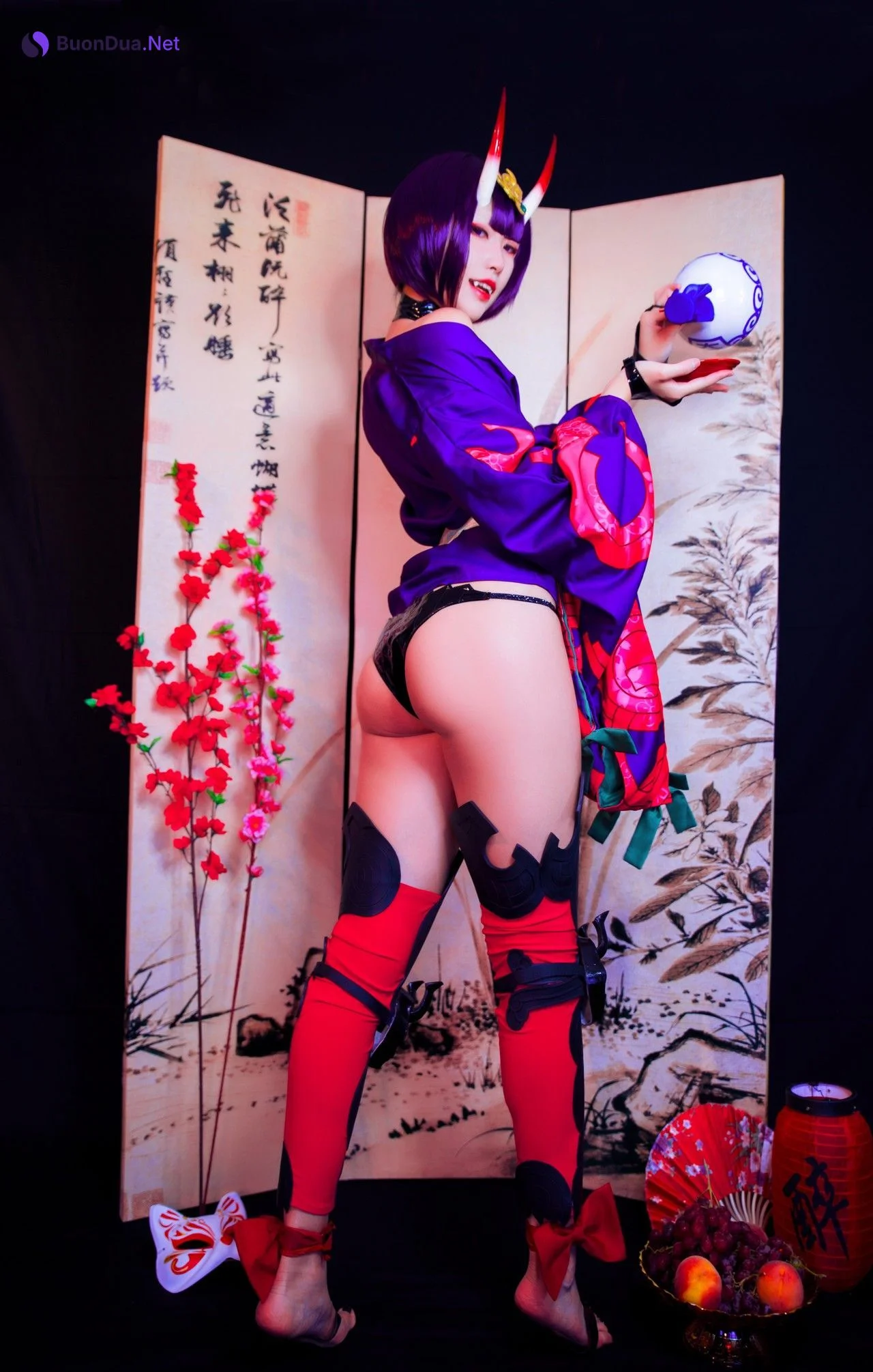Cosplay Misswarmj 酒吞童子女仆 Shuten Douji - Photo 2