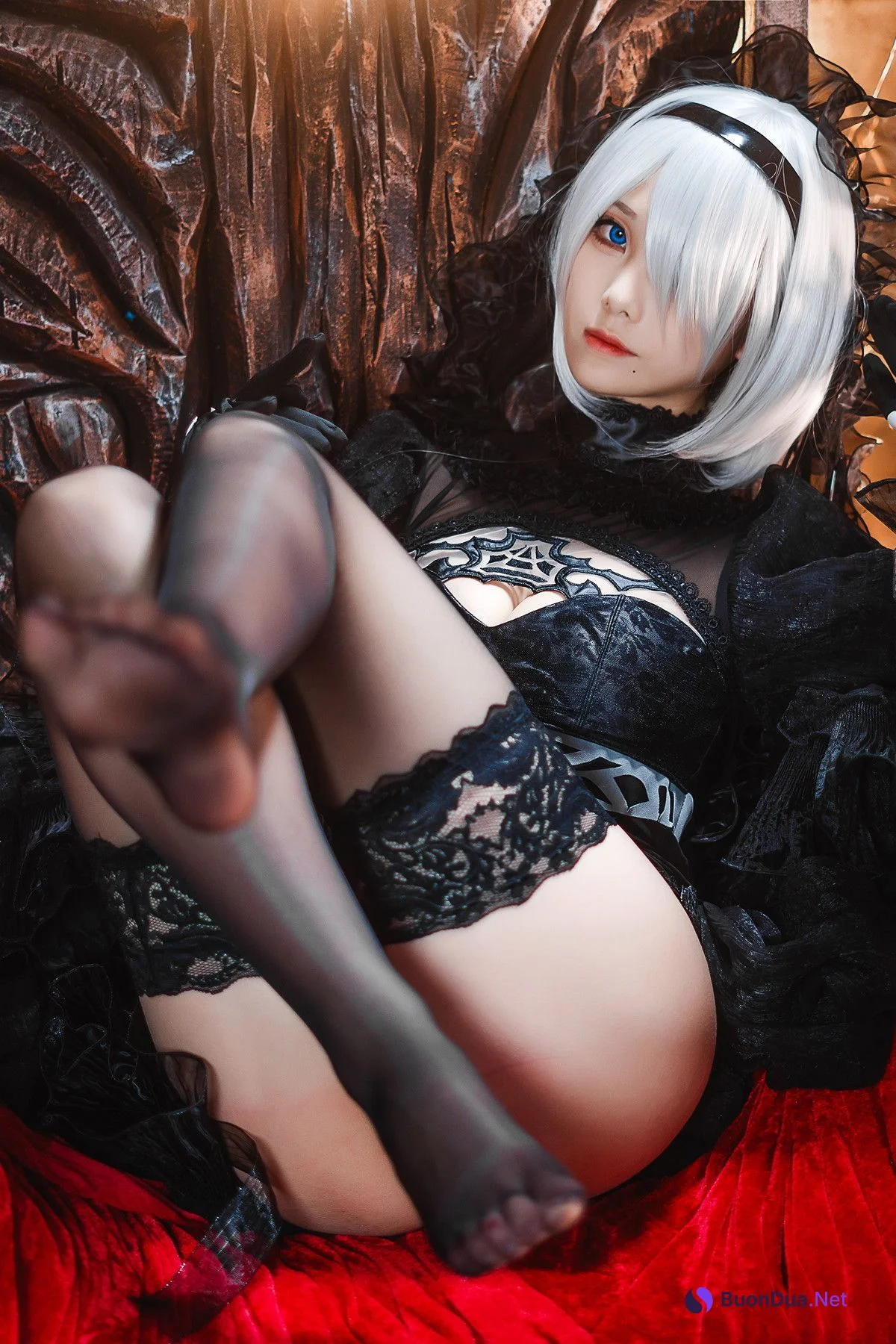 Cosplay 蜜汁猫裘Mizhimaoqiu 2B Nier:Automata Set.01 - Photo 14
