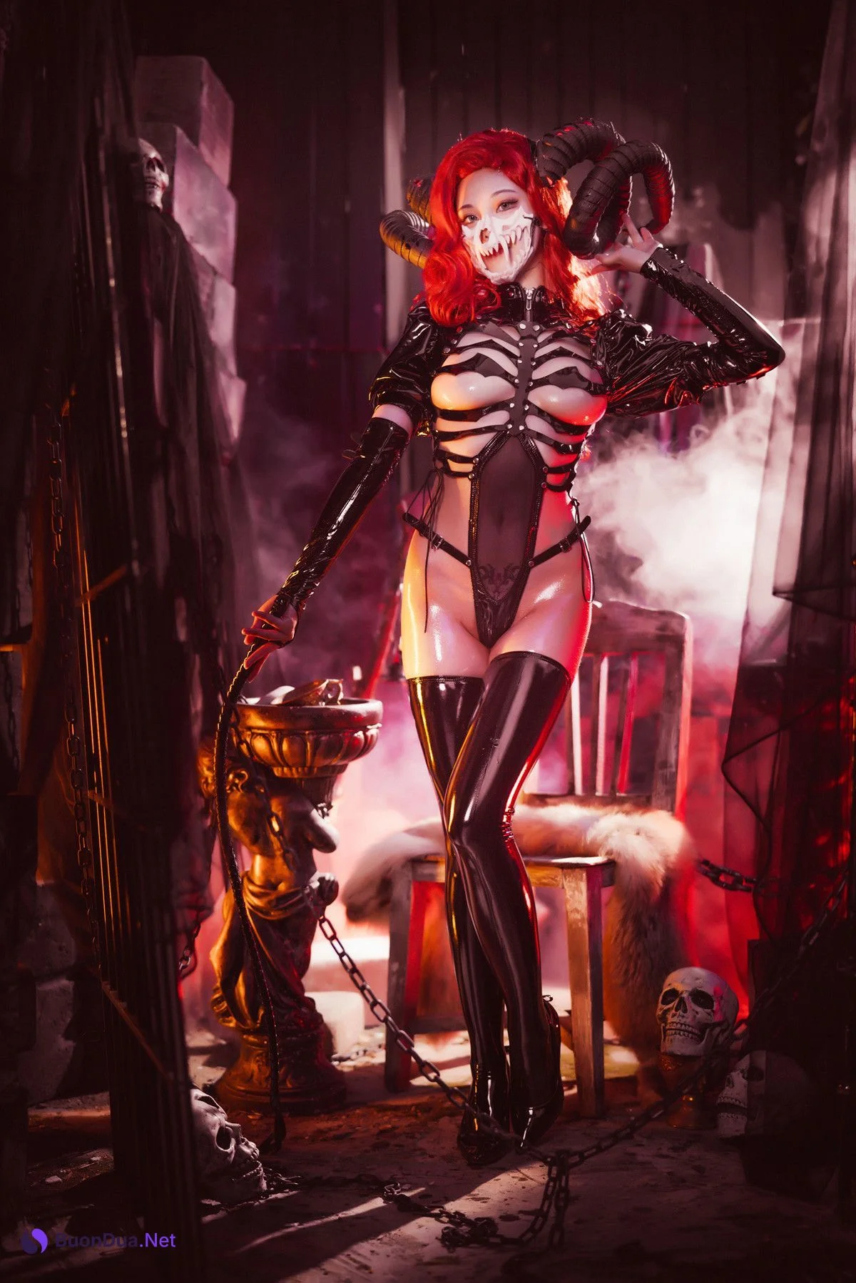 Cosplay 蜜汁猫裘Mizhimaoqiu 地狱骸骨 - รูปภาพ 10