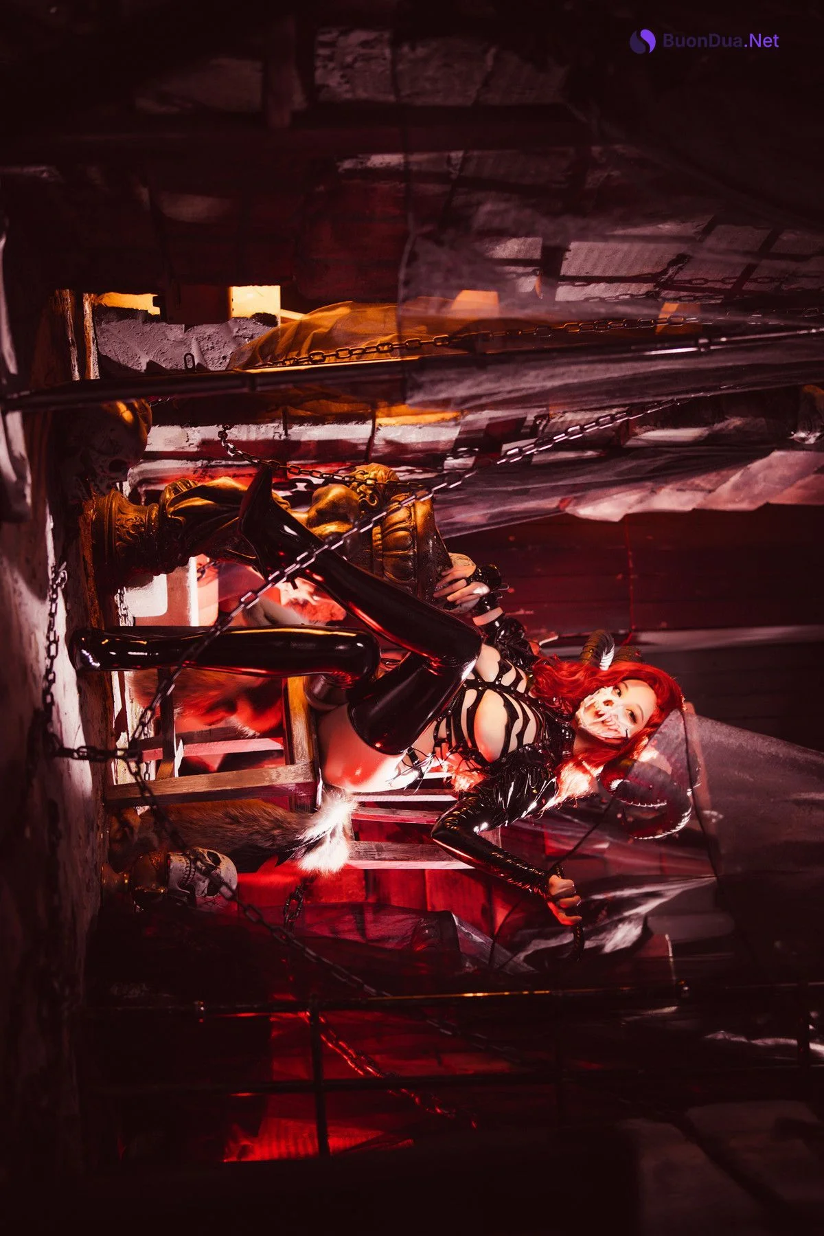 Cosplay 蜜汁猫裘Mizhimaoqiu 地狱骸骨 - รูปภาพ 12