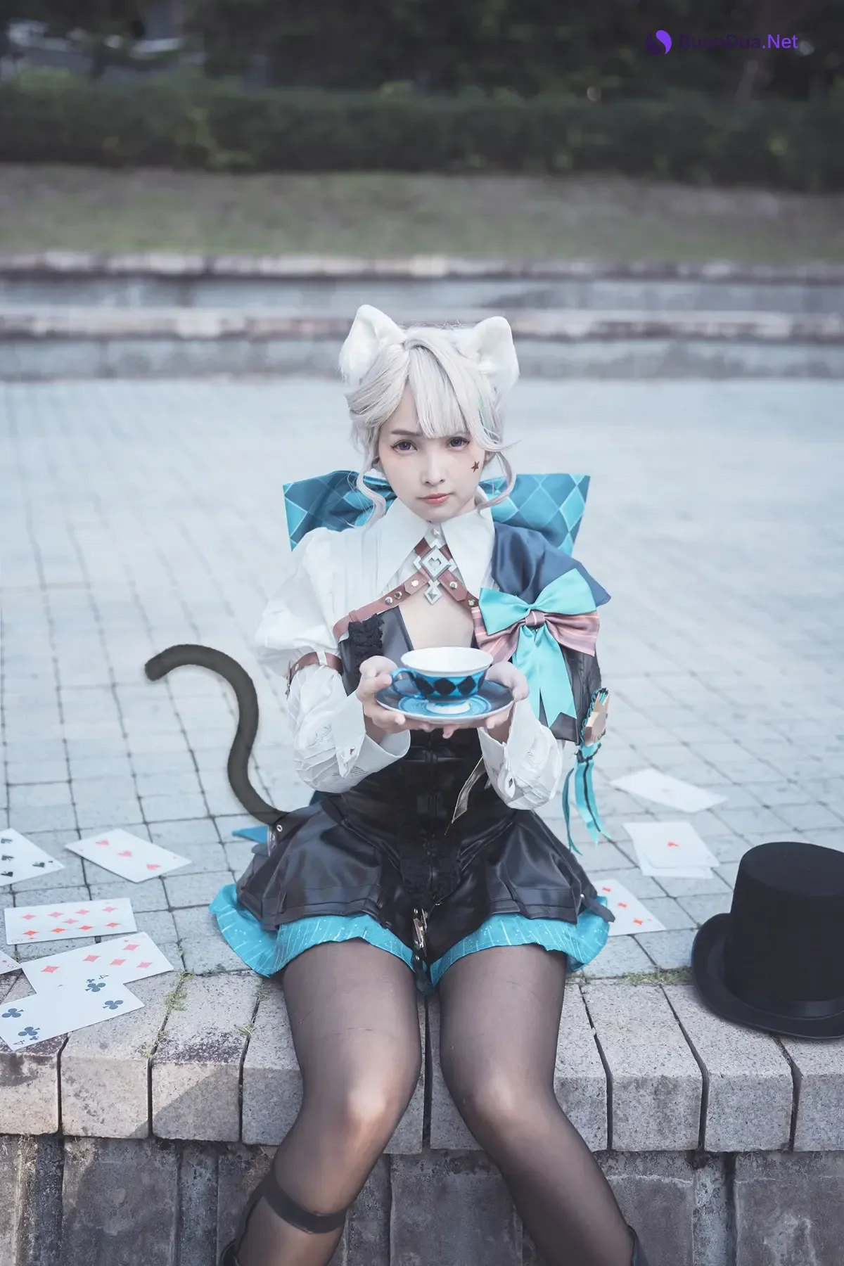 Cosplay 慕慕Momo – 聖女狩宴 御神子朱雀-傲嬌御姐全裸淫乳爆破！ - 写真 20