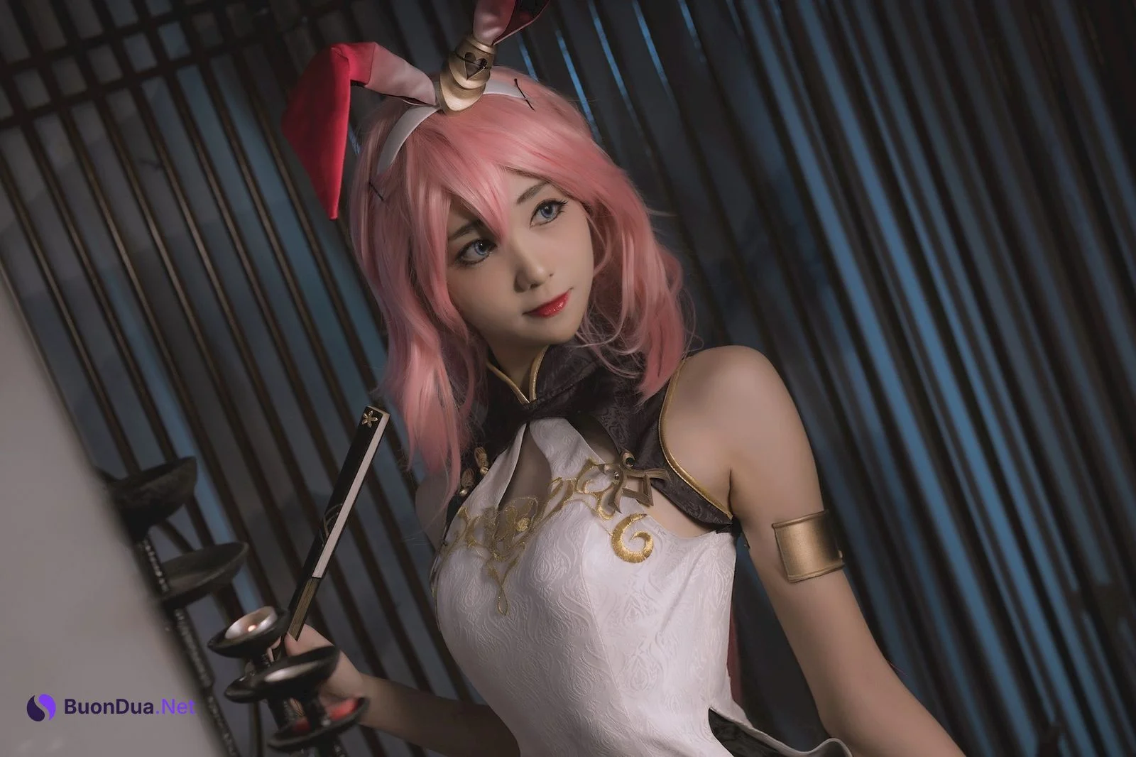 Cosplay 南桃Momoko 八重樱旗袍 - Photo 7