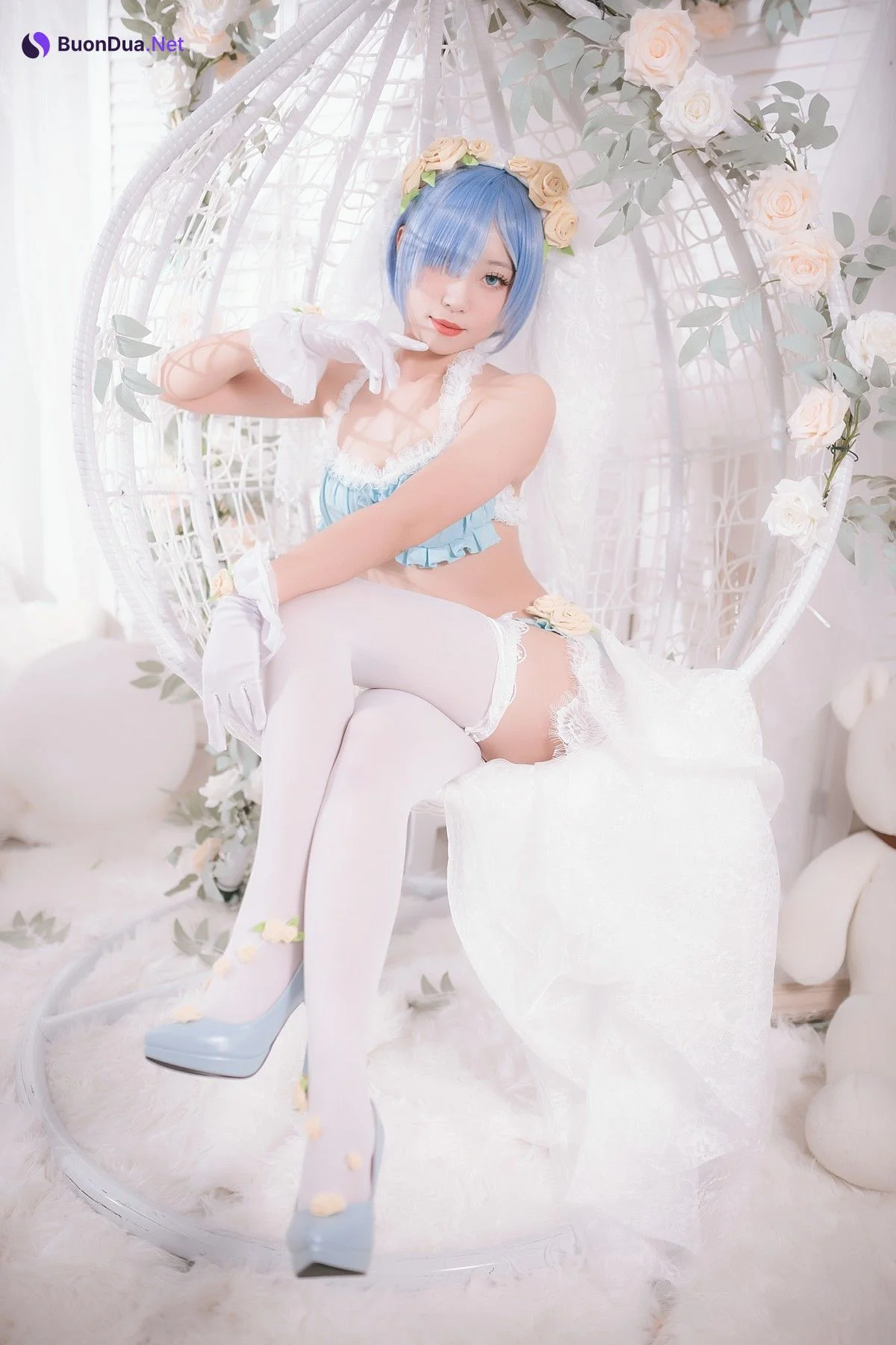 Cosplay Money冷冷 蕾姆 - Photo 5