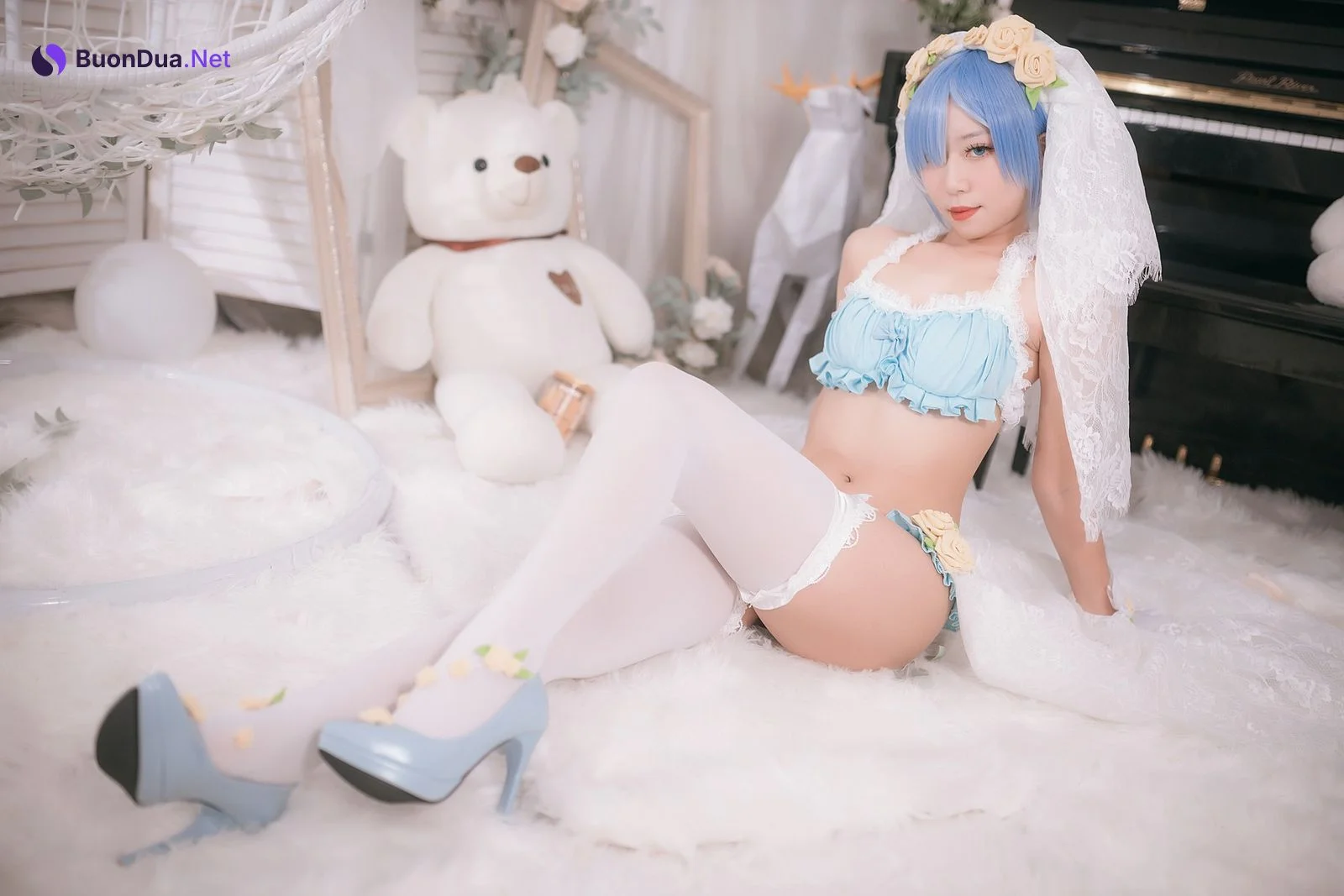Cosplay Money冷冷 蕾姆 - Photo 6