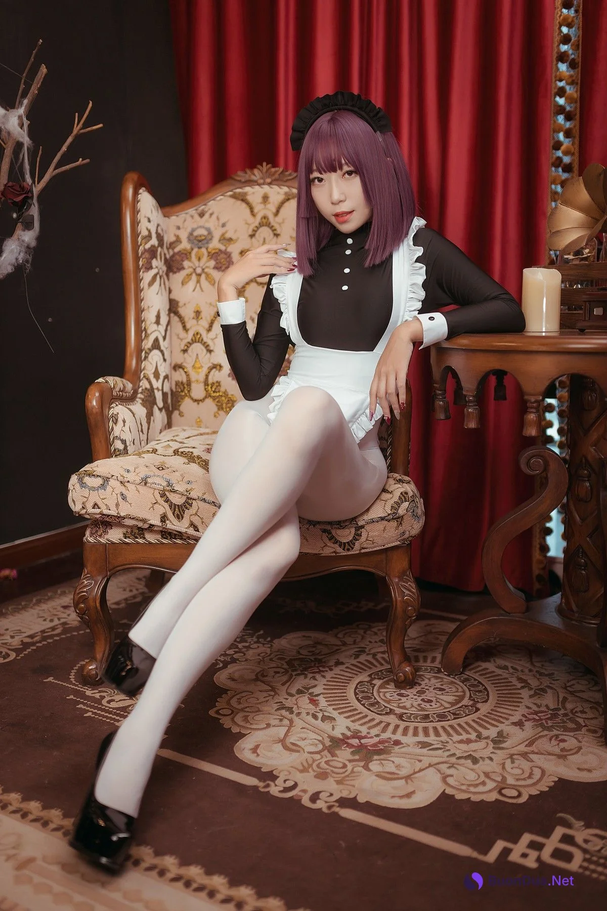 Cosplay Money冷冷 高叉女仆 - Photo 20