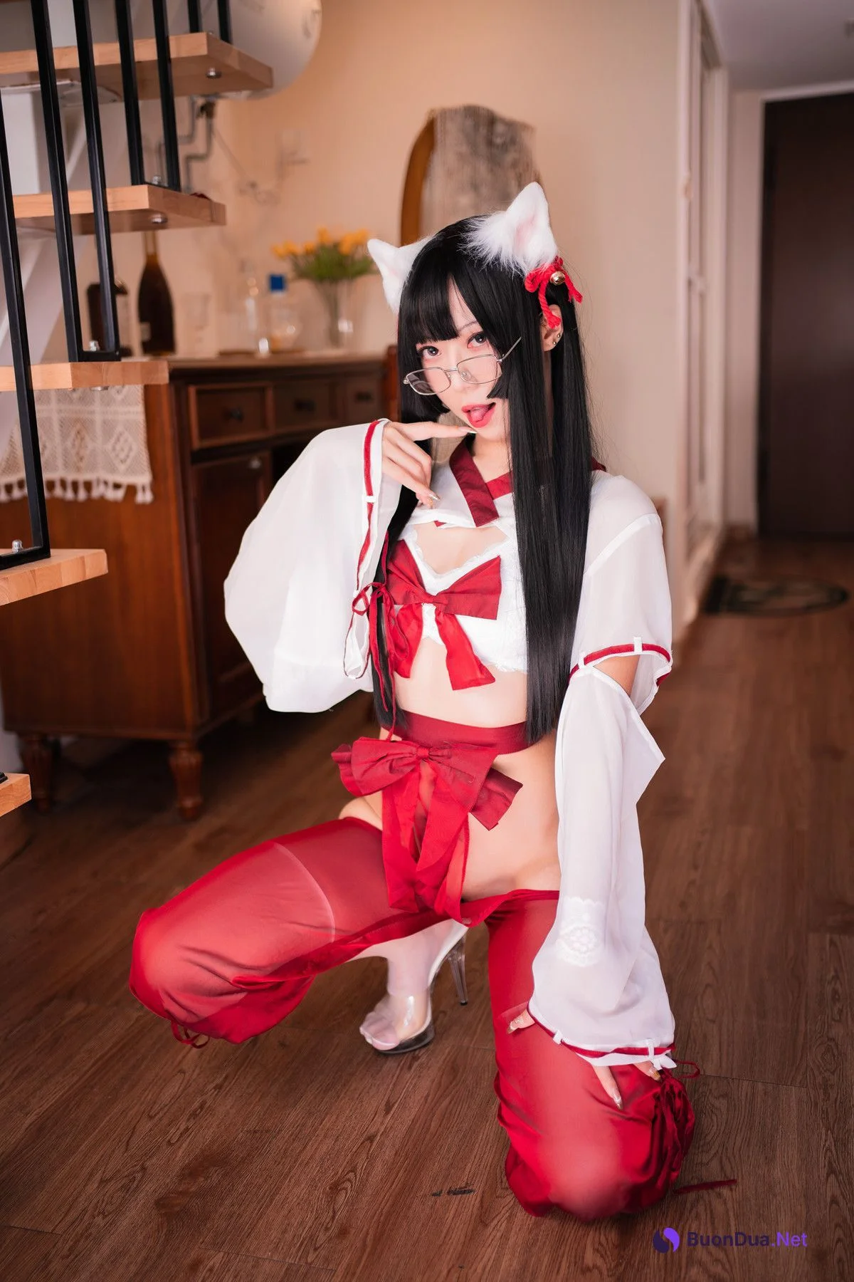Cosplay Money冷冷 巫女 Shrine Maiden - Photo 12