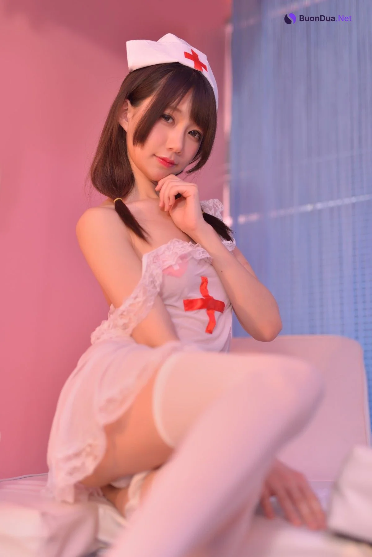 Cosplay Nagisa魔物喵 性感看护师 Set.01 - Photo 4