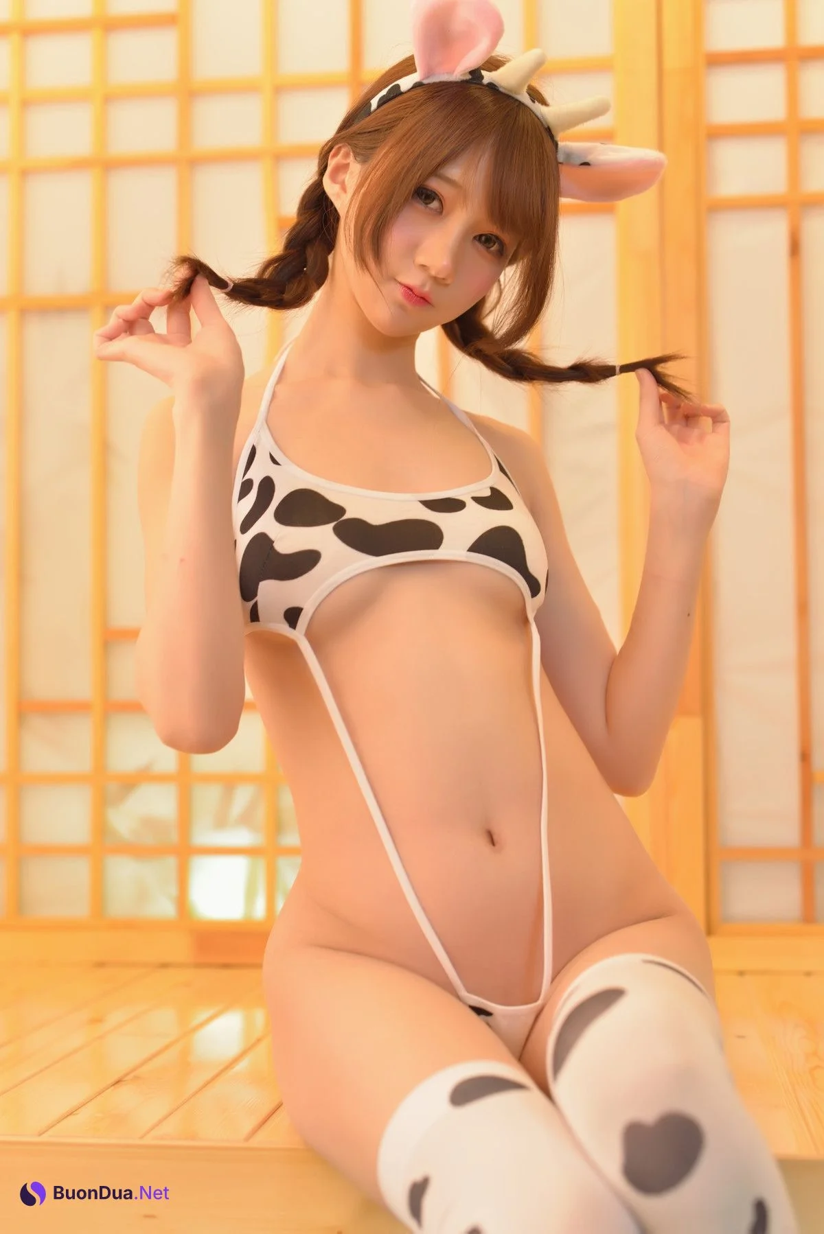 Cosplay Nagisa魔物喵 乳牛 Set.01 - Photo 12