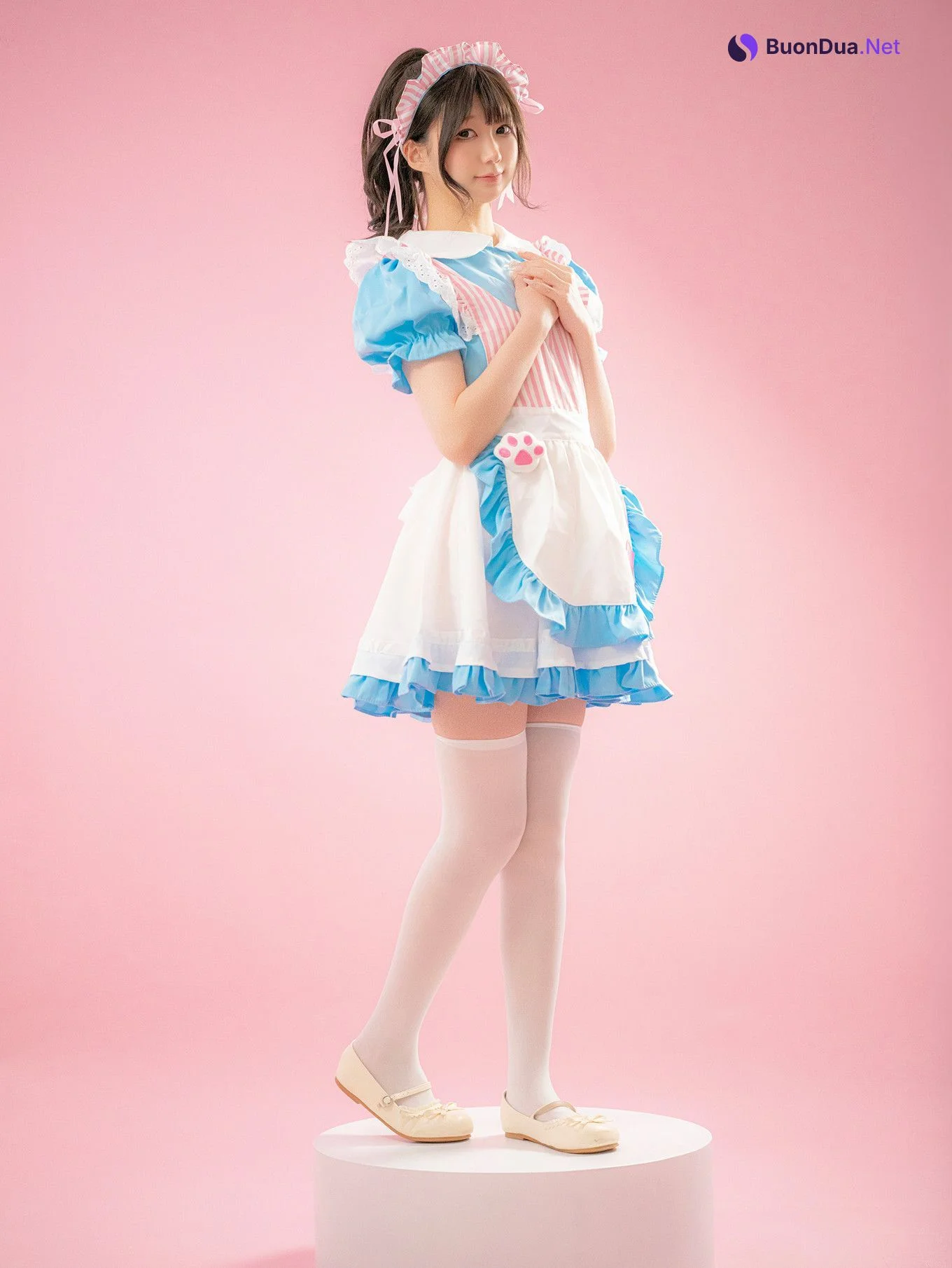 Cosplay Nagisa魔物喵 – メイド喫茶 Set.01 - Photo 2