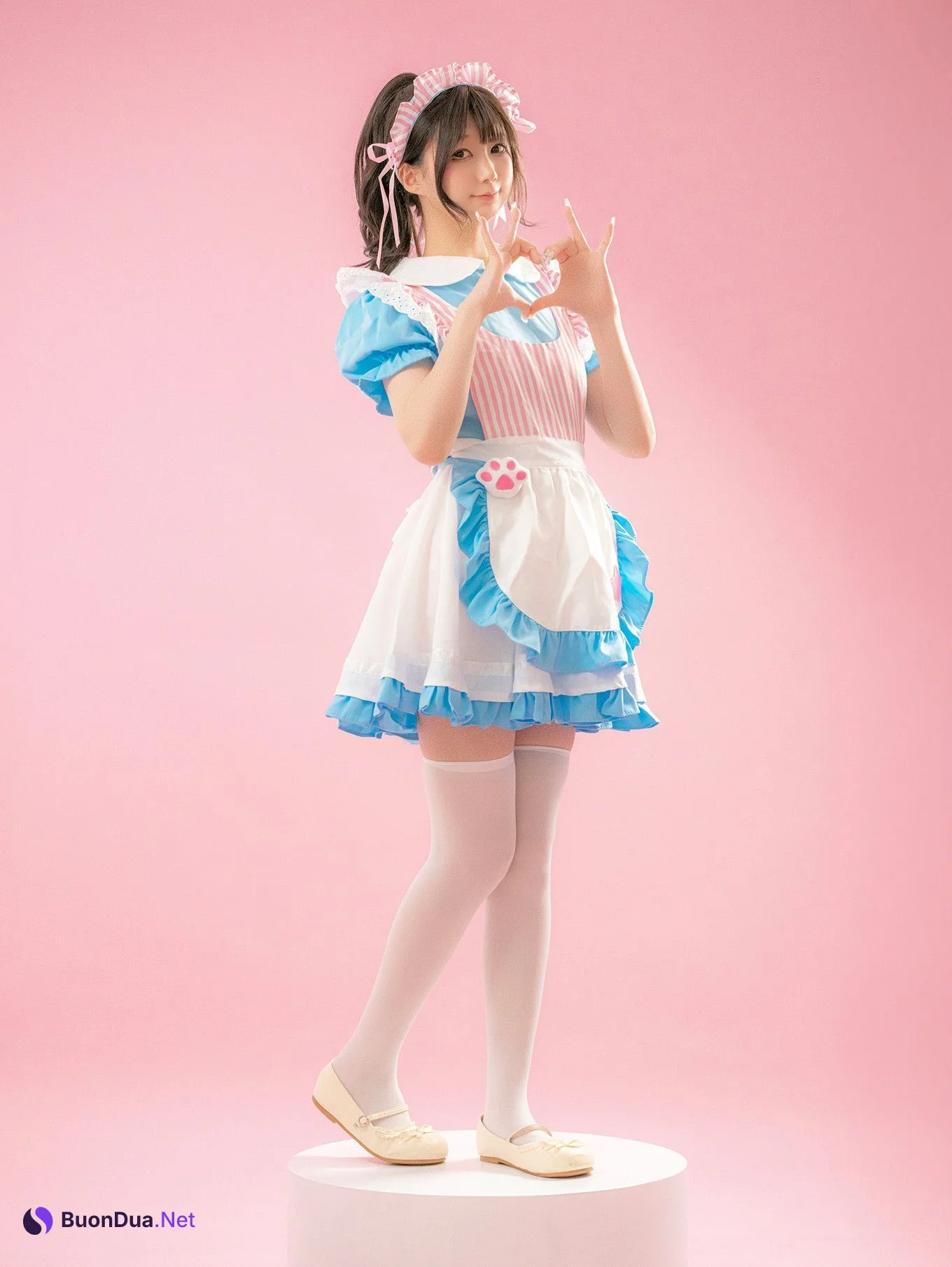 Cosplay Nagisa魔物喵 – メイド喫茶 Set.01 - Photo 3