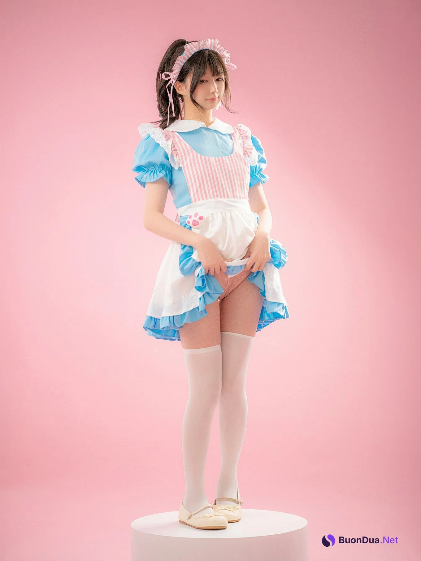 Cosplay Nagisa魔物喵 – メイド喫茶 Set.01 - Photo 4
