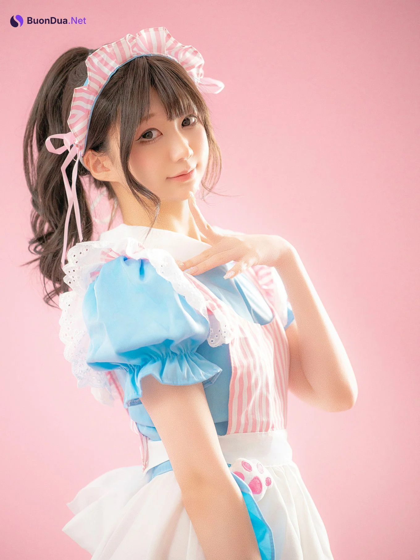 Cosplay Nagisa魔物喵 – メイド喫茶 Set.01 - Photo 7