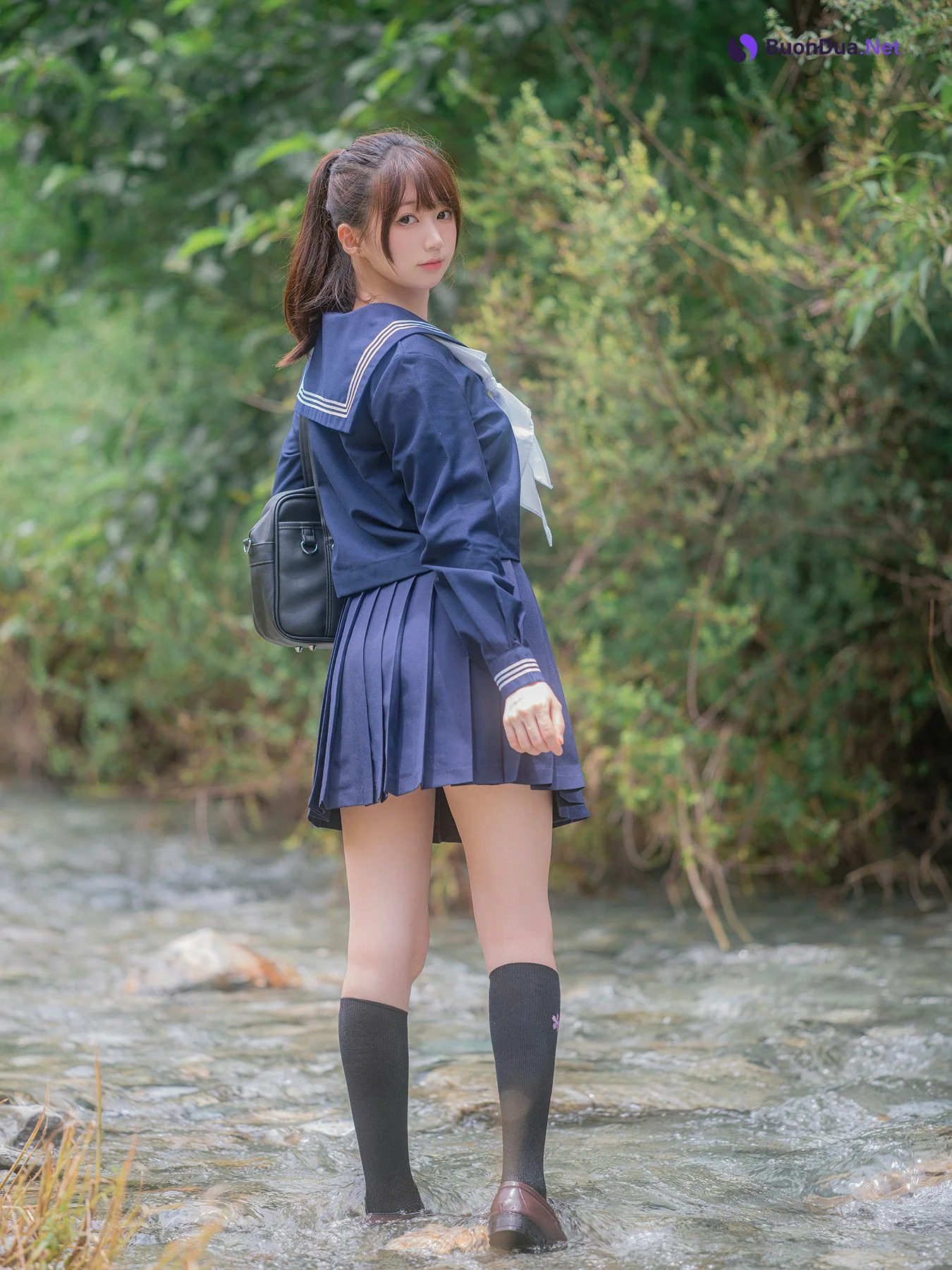 Cosplay Nagisa魔物喵 – 川で水遊び Set.01 - Photo 17