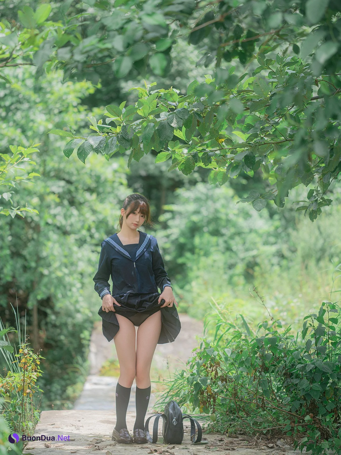 Cosplay Nagisa魔物喵 – 川で水遊び Set.01 - Photo 2