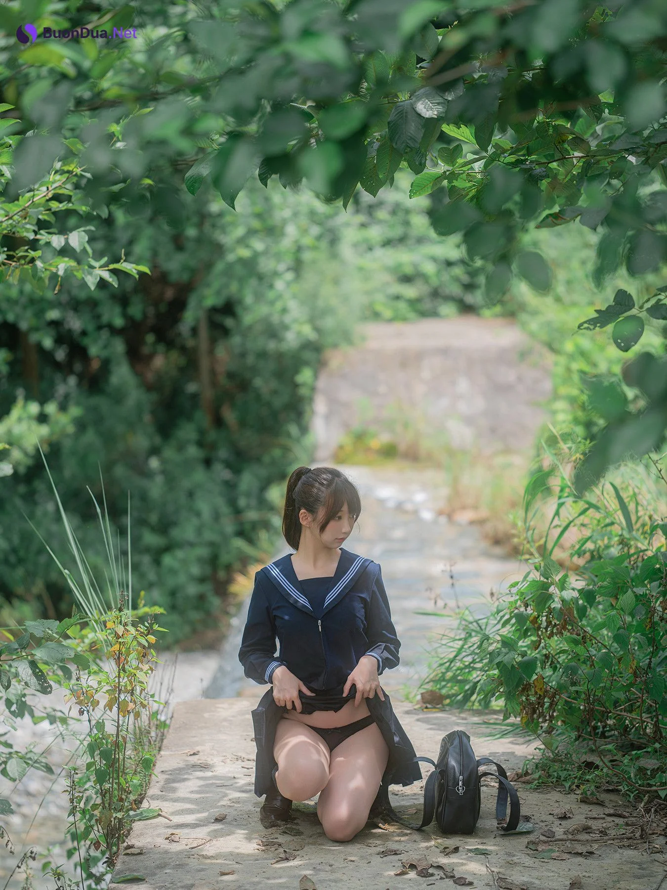 Cosplay Nagisa魔物喵 – 川で水遊び Set.01 - Photo 4