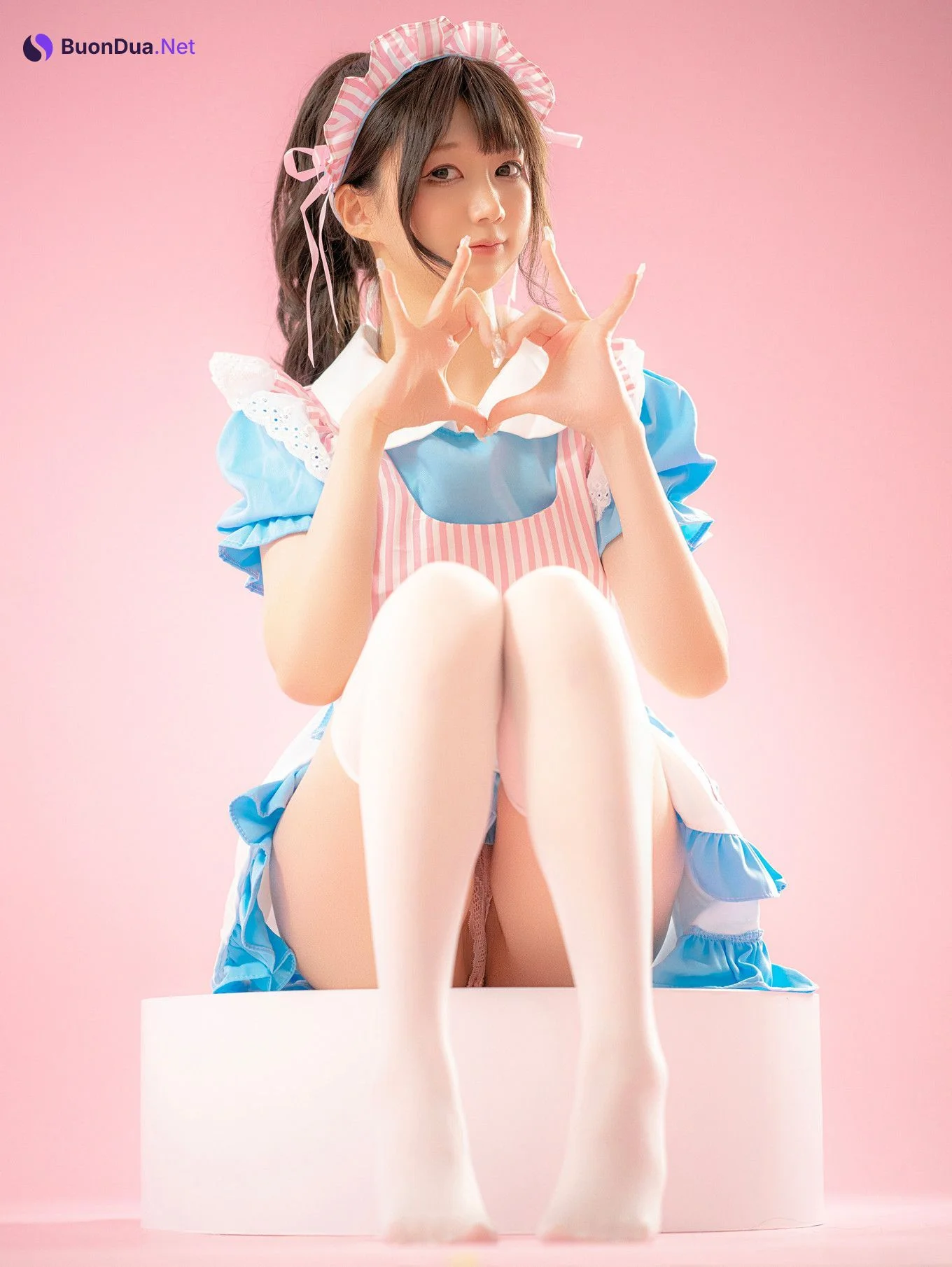 Cosplay Nagisa魔物喵 – メイド喫茶 Set.02 - Photo 2