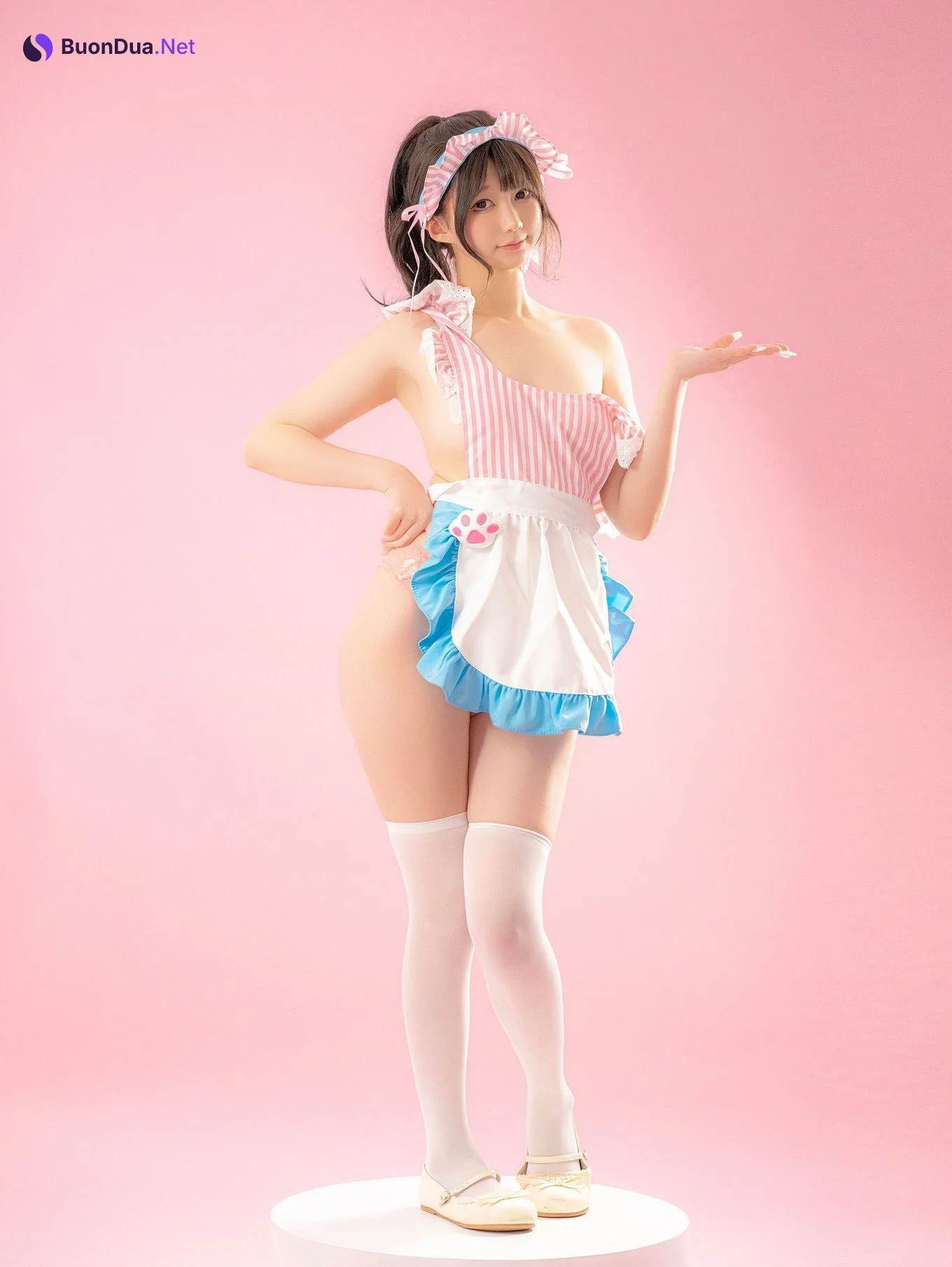 Cosplay Nagisa魔物喵 – メイド喫茶 Set.02 - Photo 20