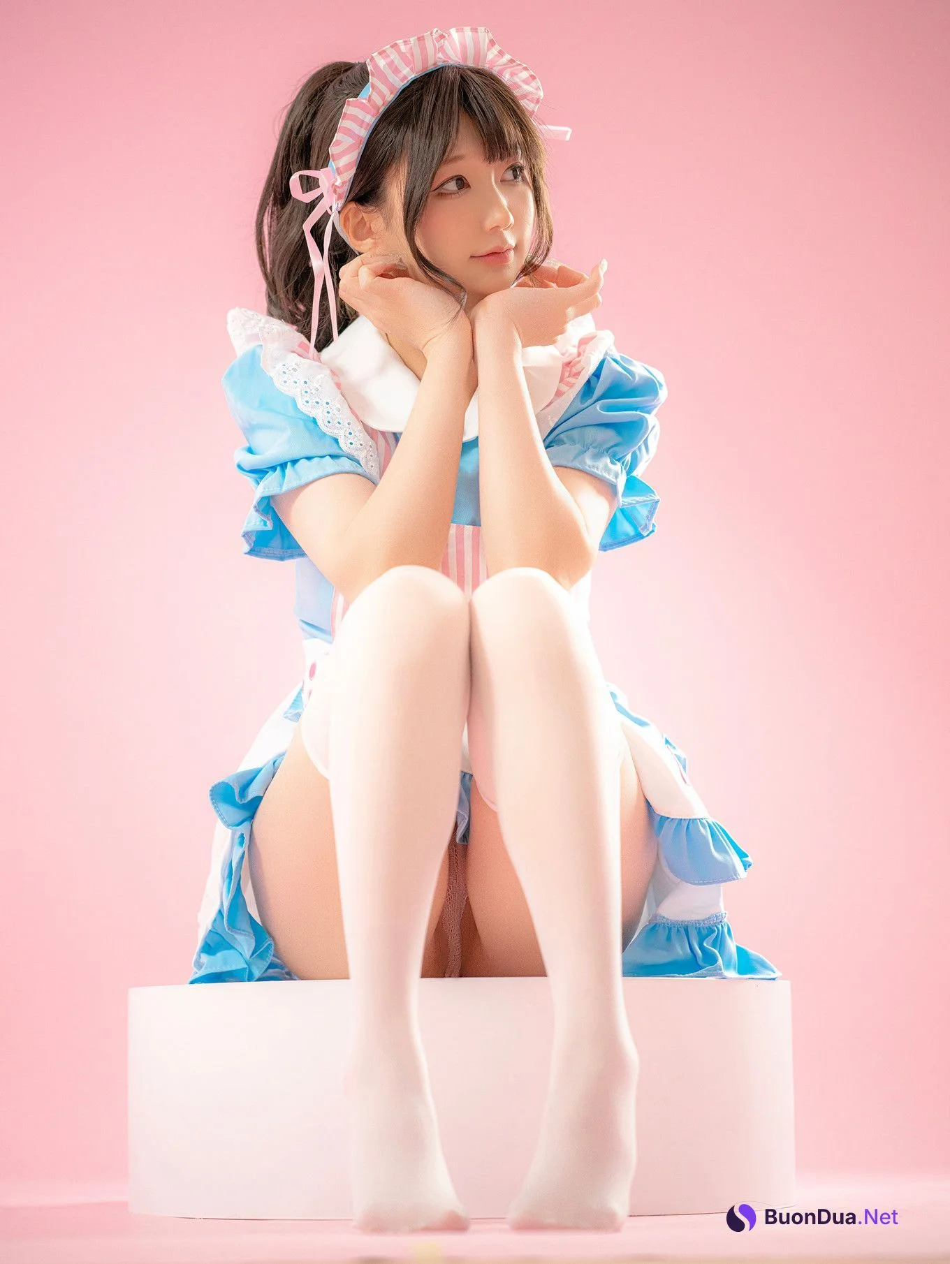 Cosplay Nagisa魔物喵 – メイド喫茶 Set.02 - Photo 3