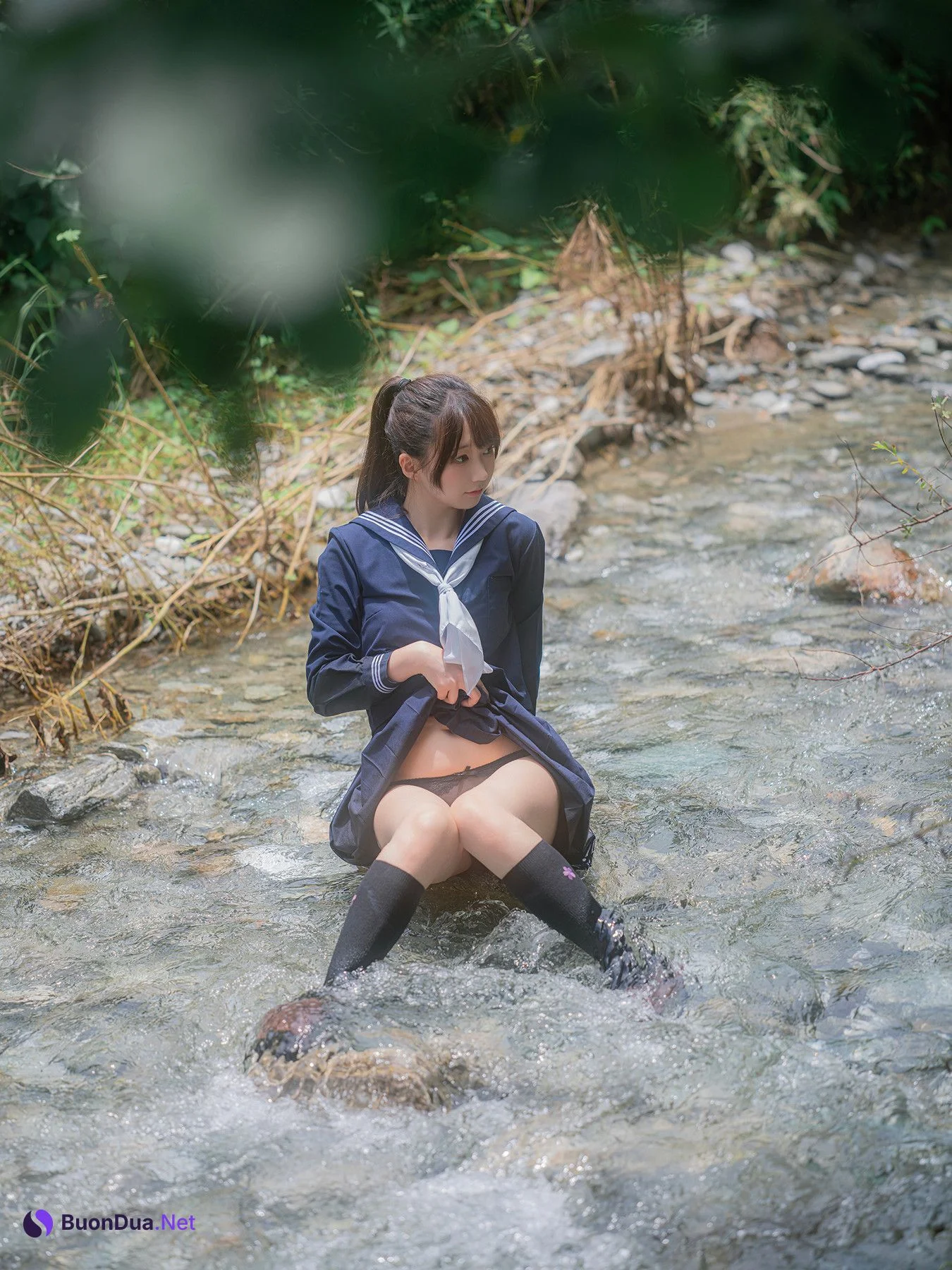 Cosplay Nagisa魔物喵 – 川で水遊び Set.02 - Photo 10