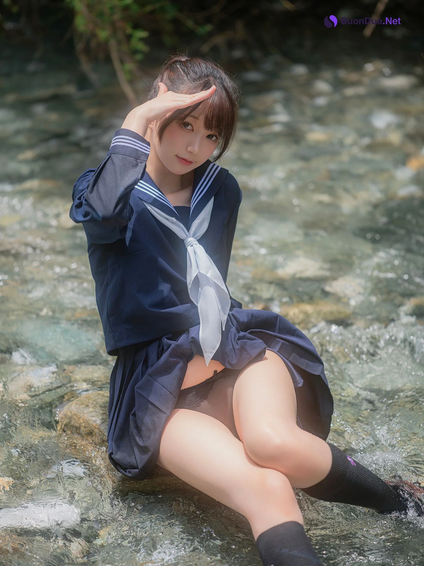 Cosplay Nagisa魔物喵 – 川で水遊び Set.02 - Photo 7