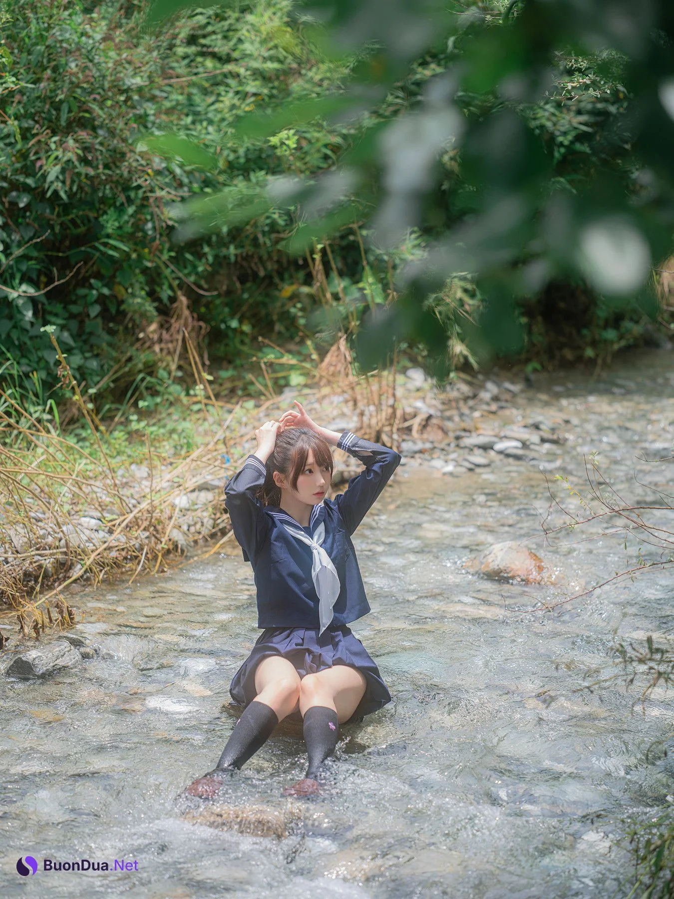 Cosplay Nagisa魔物喵 – 川で水遊び Set.02 - Photo 8