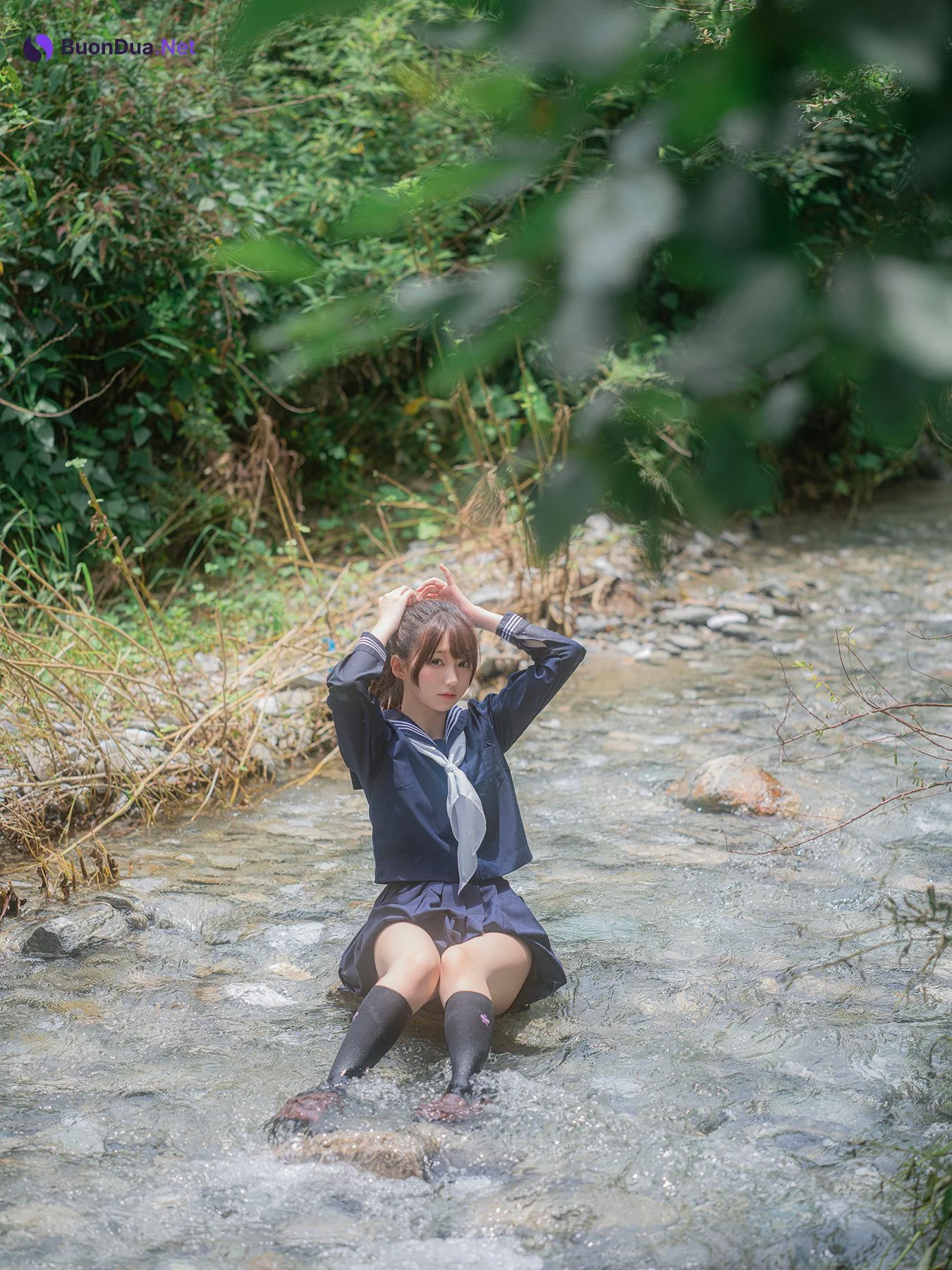 Cosplay Nagisa魔物喵 – 川で水遊び Set.02 - Photo 9