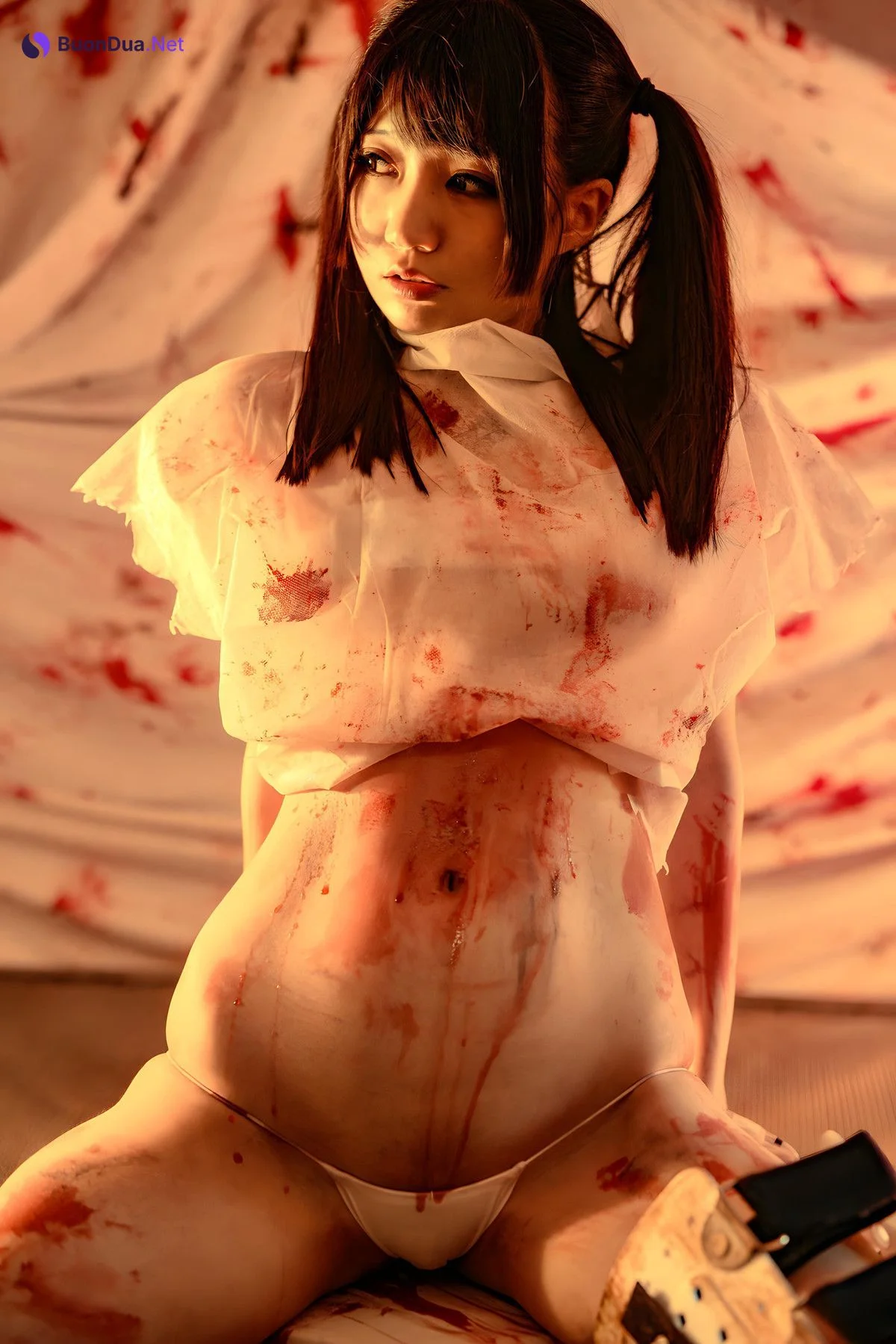 Cosplay Nagisa魔物喵 废弃医院 Set.02 - Photo 18