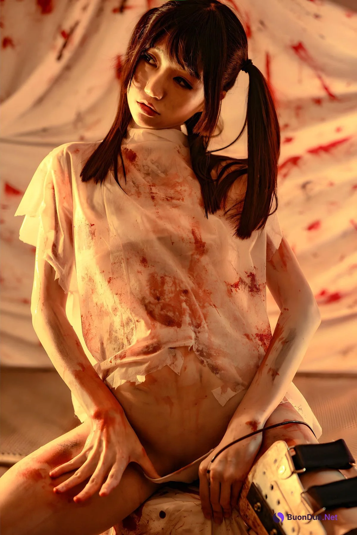 Cosplay Nagisa魔物喵 废弃医院 Set.02 - Photo 19