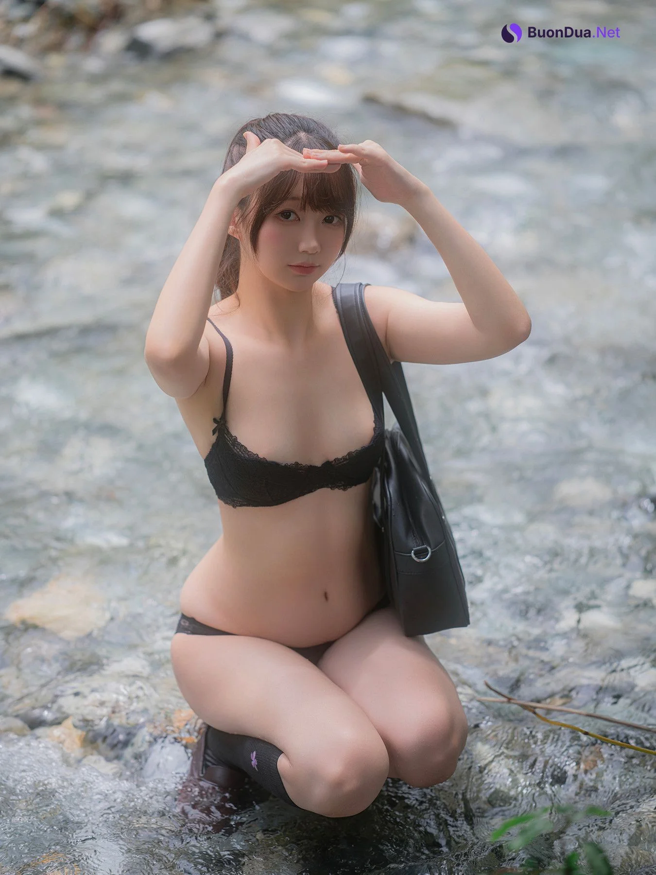 Cosplay Nagisa魔物喵 – 川で水遊び Set.03 - Photo 17