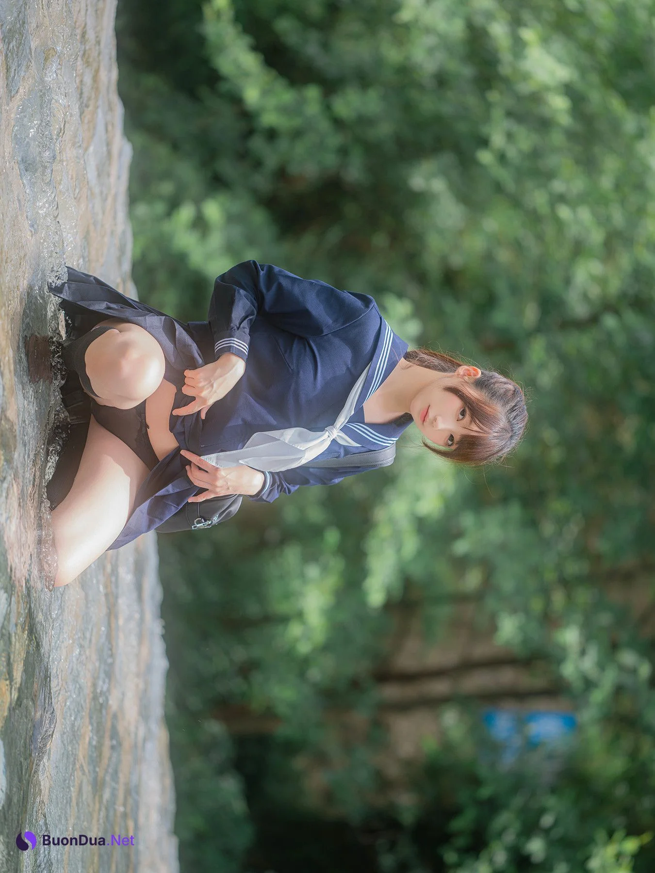 Cosplay Nagisa魔物喵 – 川で水遊び Set.03 - Photo 4